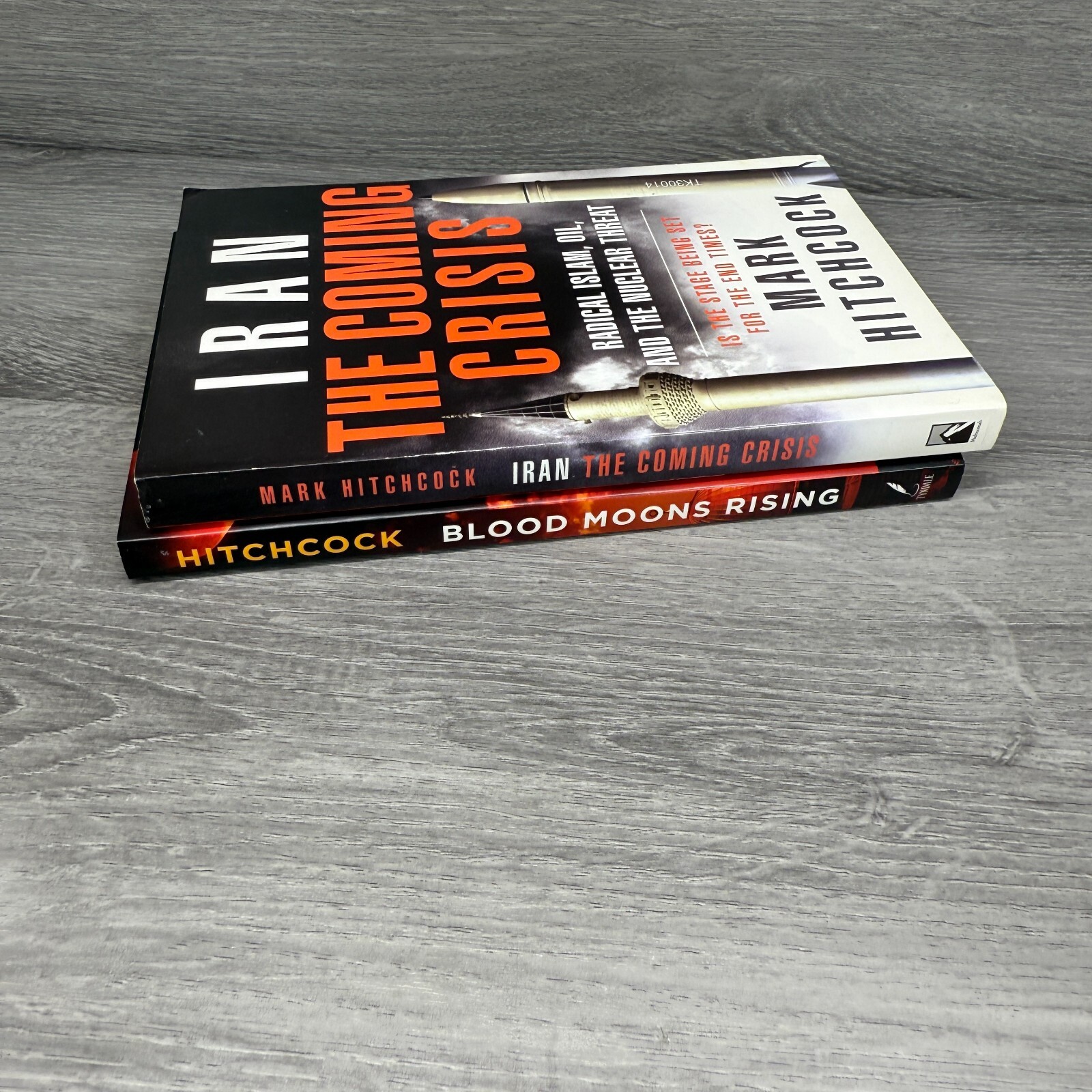 Blood Moons Rising 2014 & Iran The Coming Crisis 2006 Mark Hitchcock Book Lot