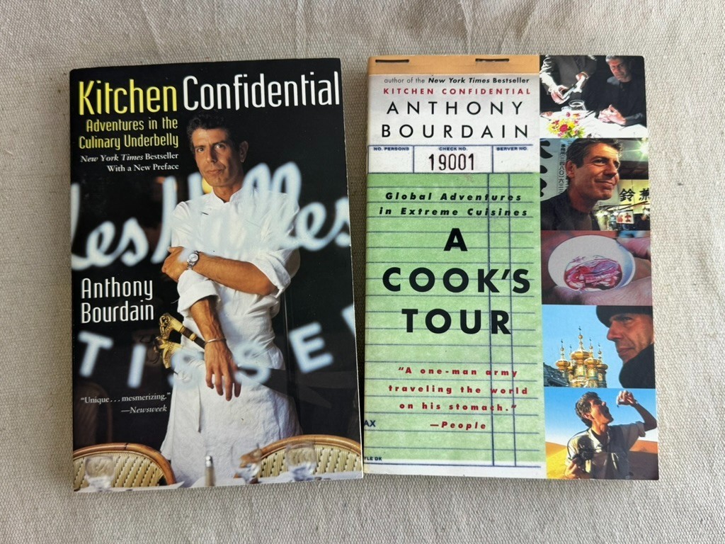 Anthony Bourdain Paperback Lot ~ Kitchen Confidential / A Cook’s Tour