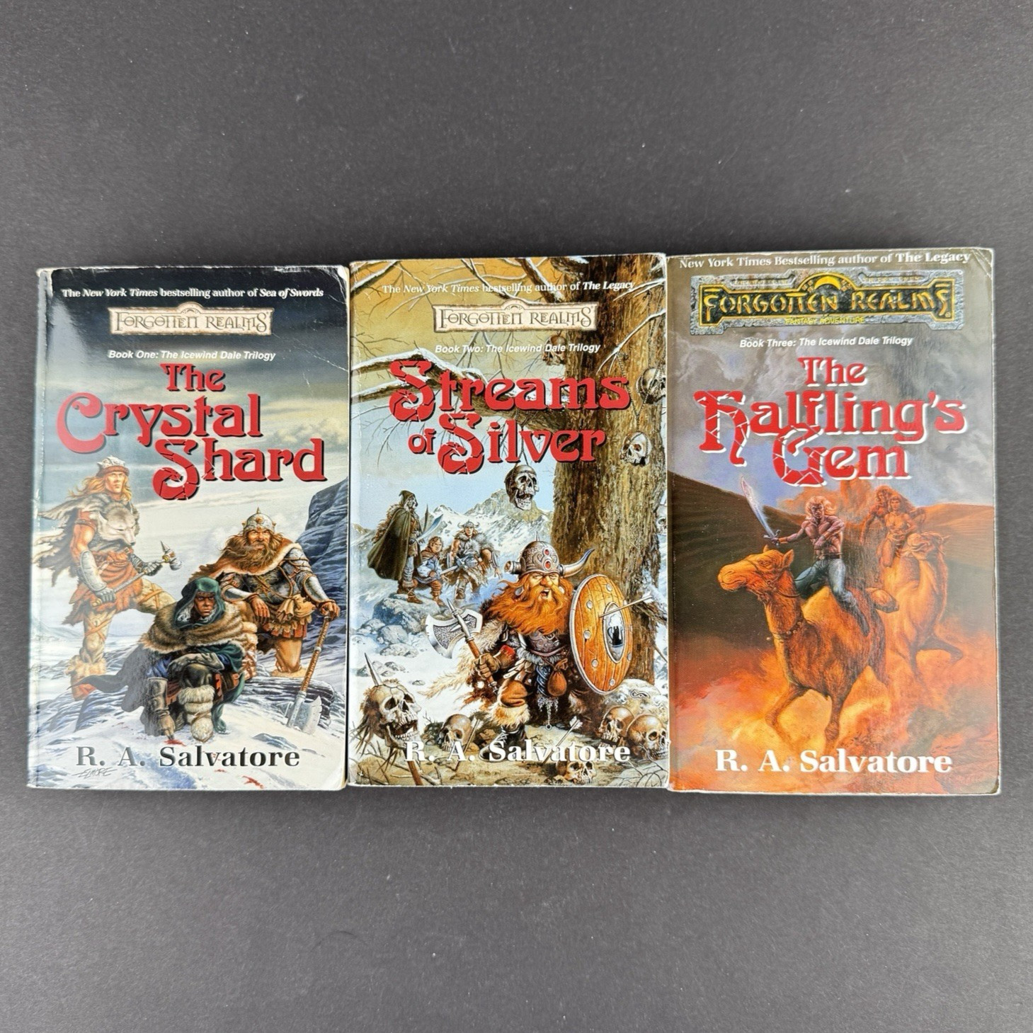 Forgotten Realms Icewind Dale Trilogy 1-3 R.A. Salvatore Paperback Set