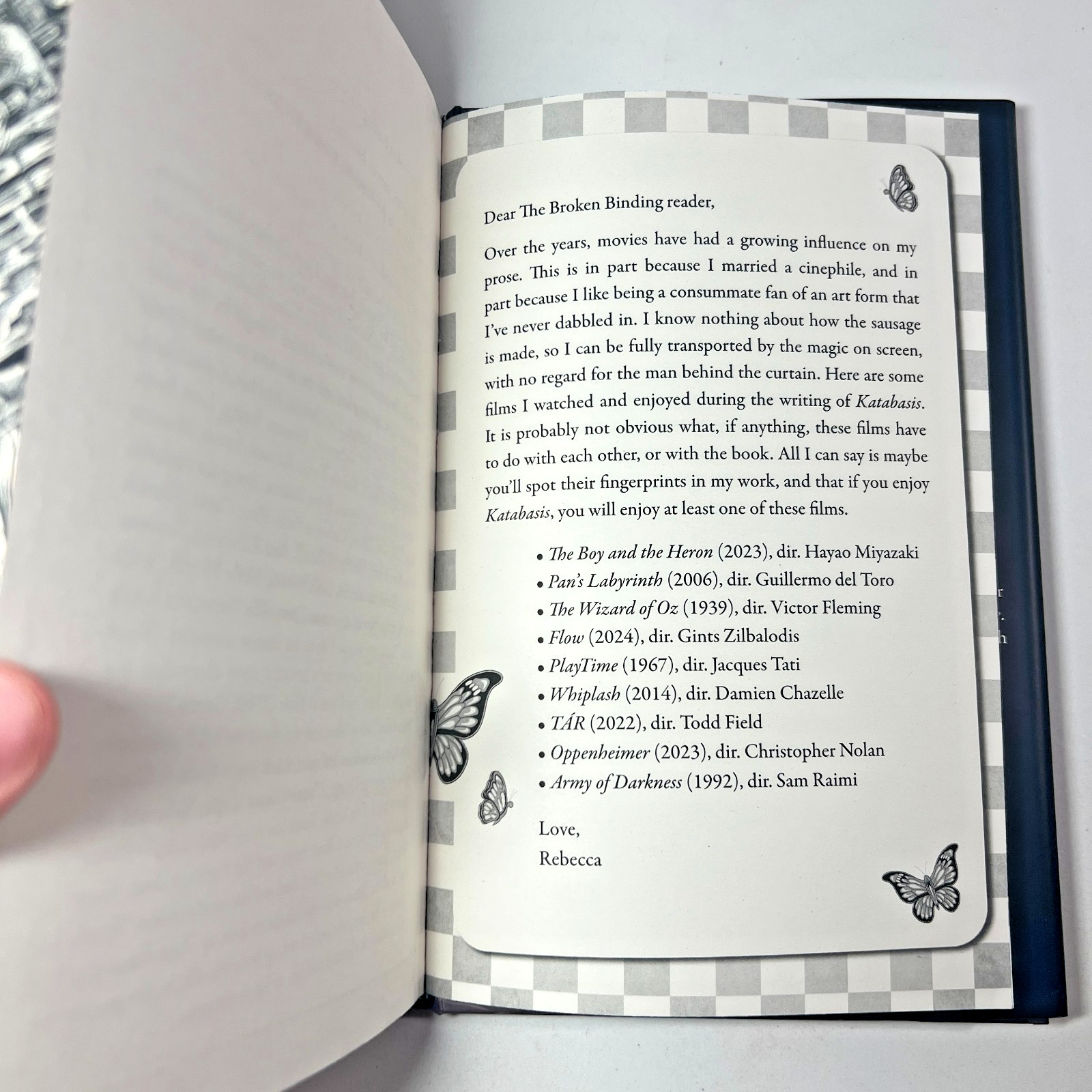 Katabasis R. F. Kuang Hardcover The Broken Binding Tier 2 Edition Bookmark