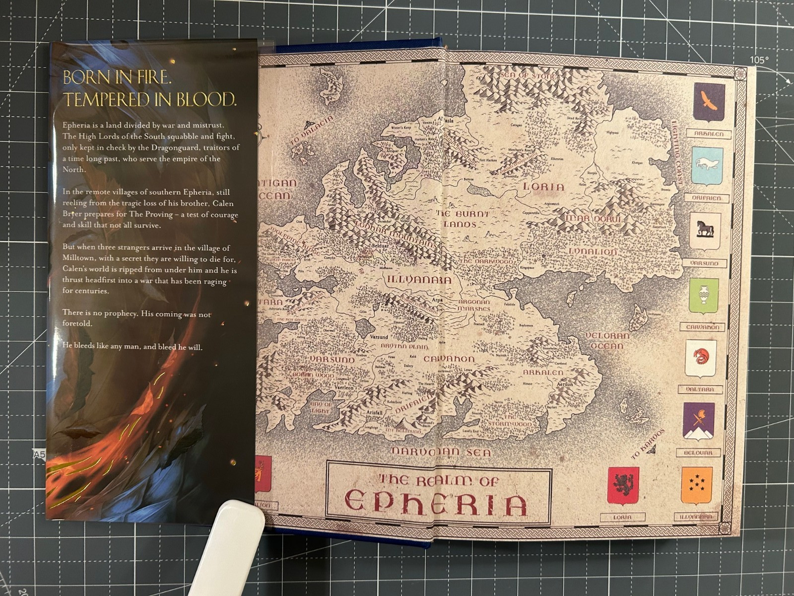 Of Blood and Fire Inkstone/Broken Binding Edition – Ryan Cahill Signed /1000 NEW