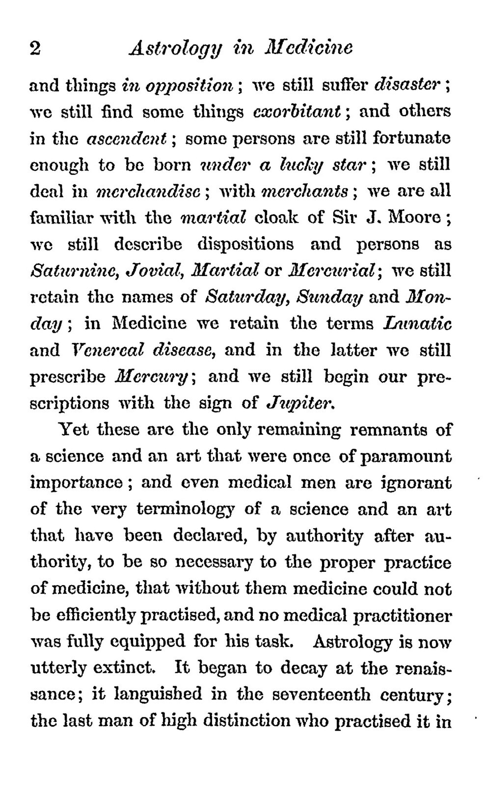 Astrology In Medicine „1914“ 101 Pages