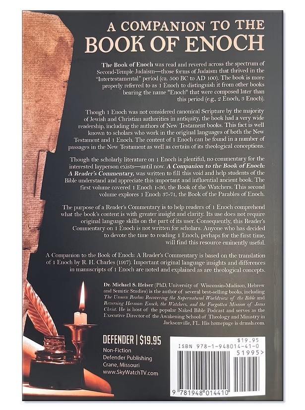 2 VOLUME COMMENTARY on The Book of Enoch (Enoch 1-36 & 37-71) – by Dr. Heiser