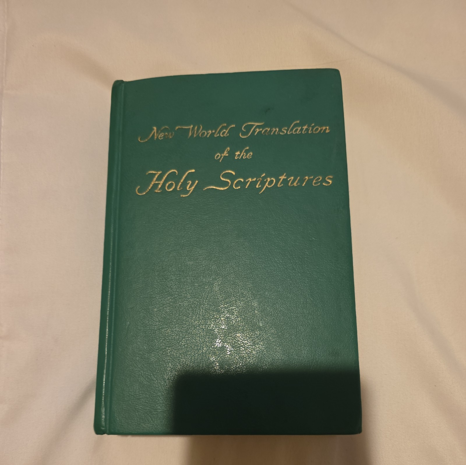 1970 New World Translation Of The Holy Scriptures green Watchtower 7th Print