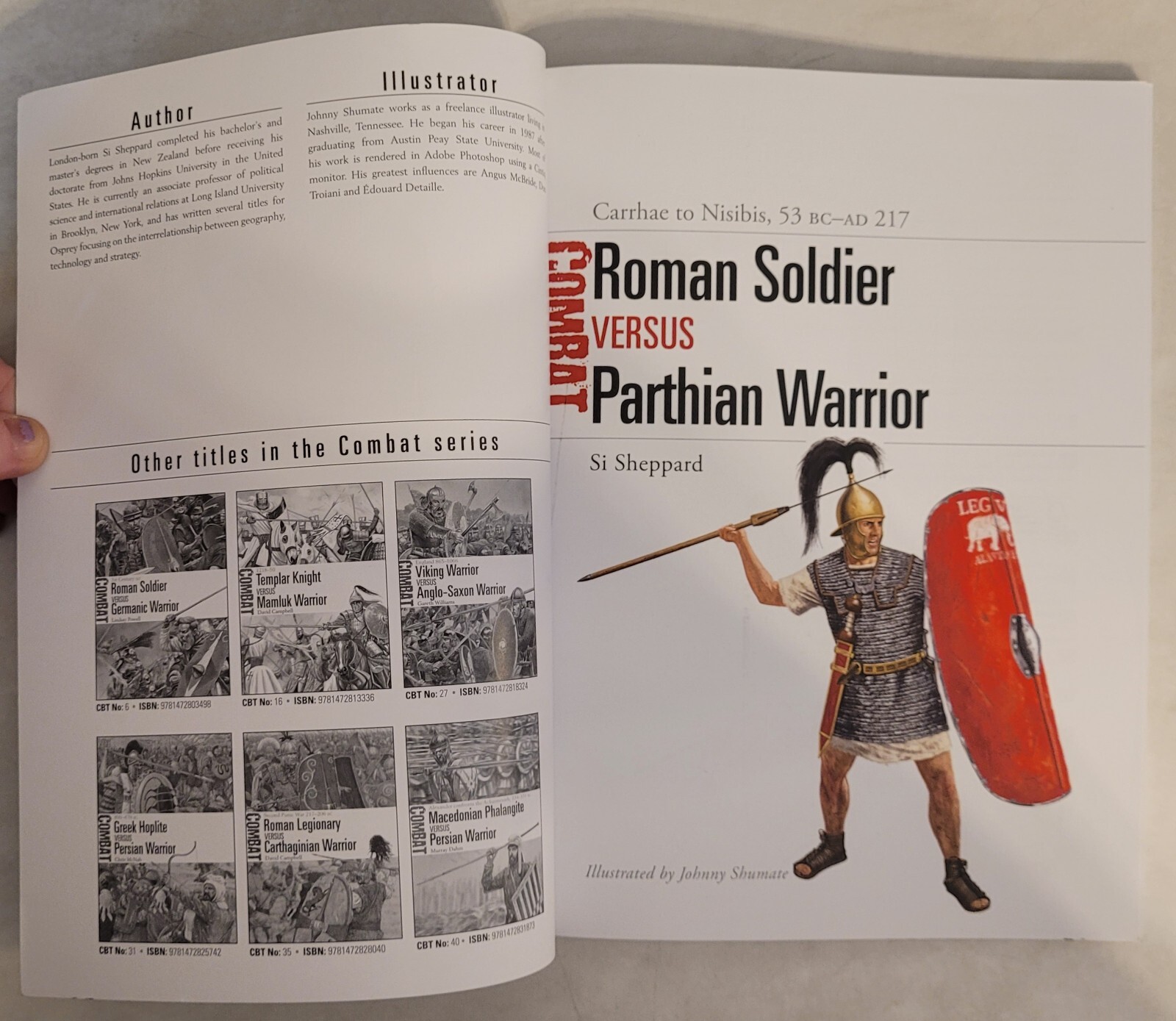 Osprey – Combat 50: „Roman Soldier vs Parthian Warrior“ by Si Sheppard (2020)