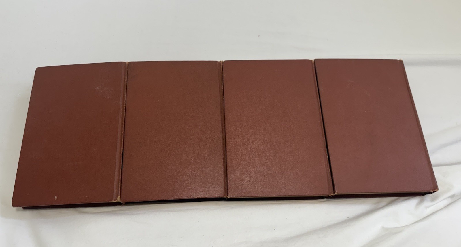 Pearl S. Buck Book Lot (4) Collier Vintage 1931-1937 Gold Red Decor Staging