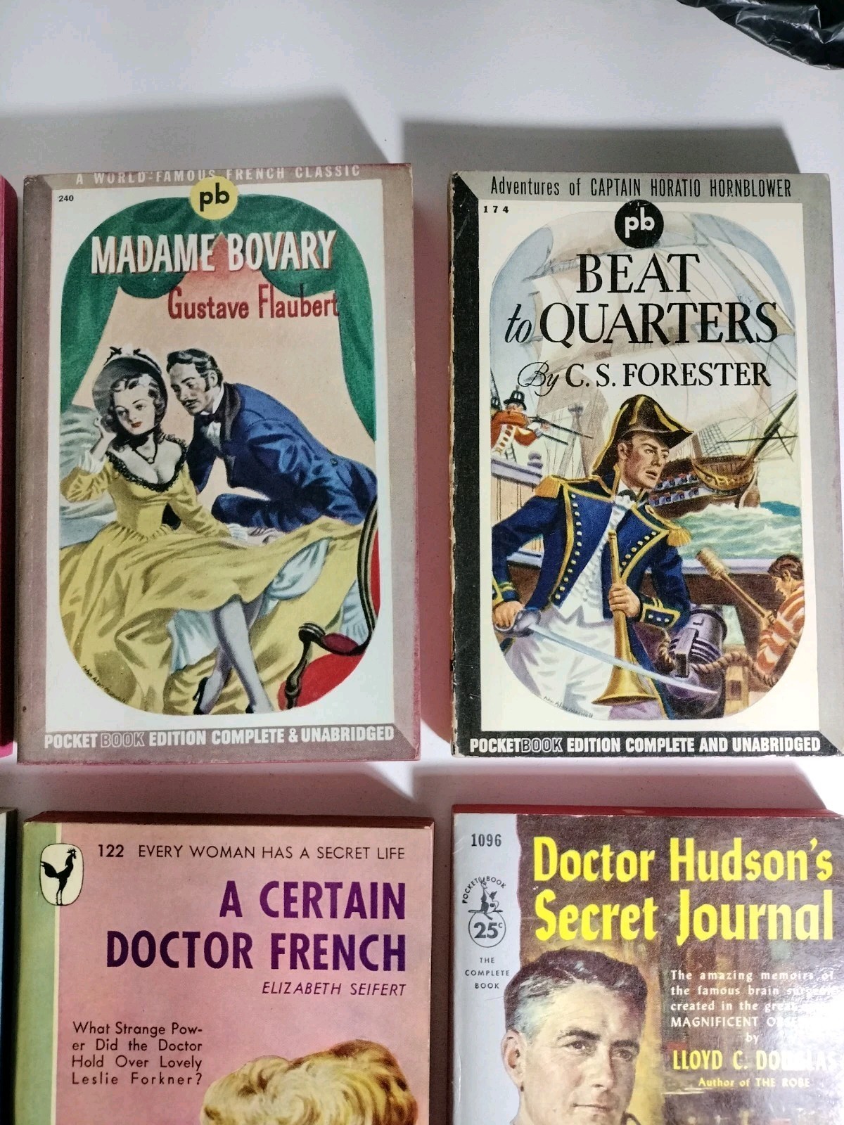 Vintage Pocket Books • 8 First Printings • 1940s–50s Pulp Lot Of 9 Paperbacks