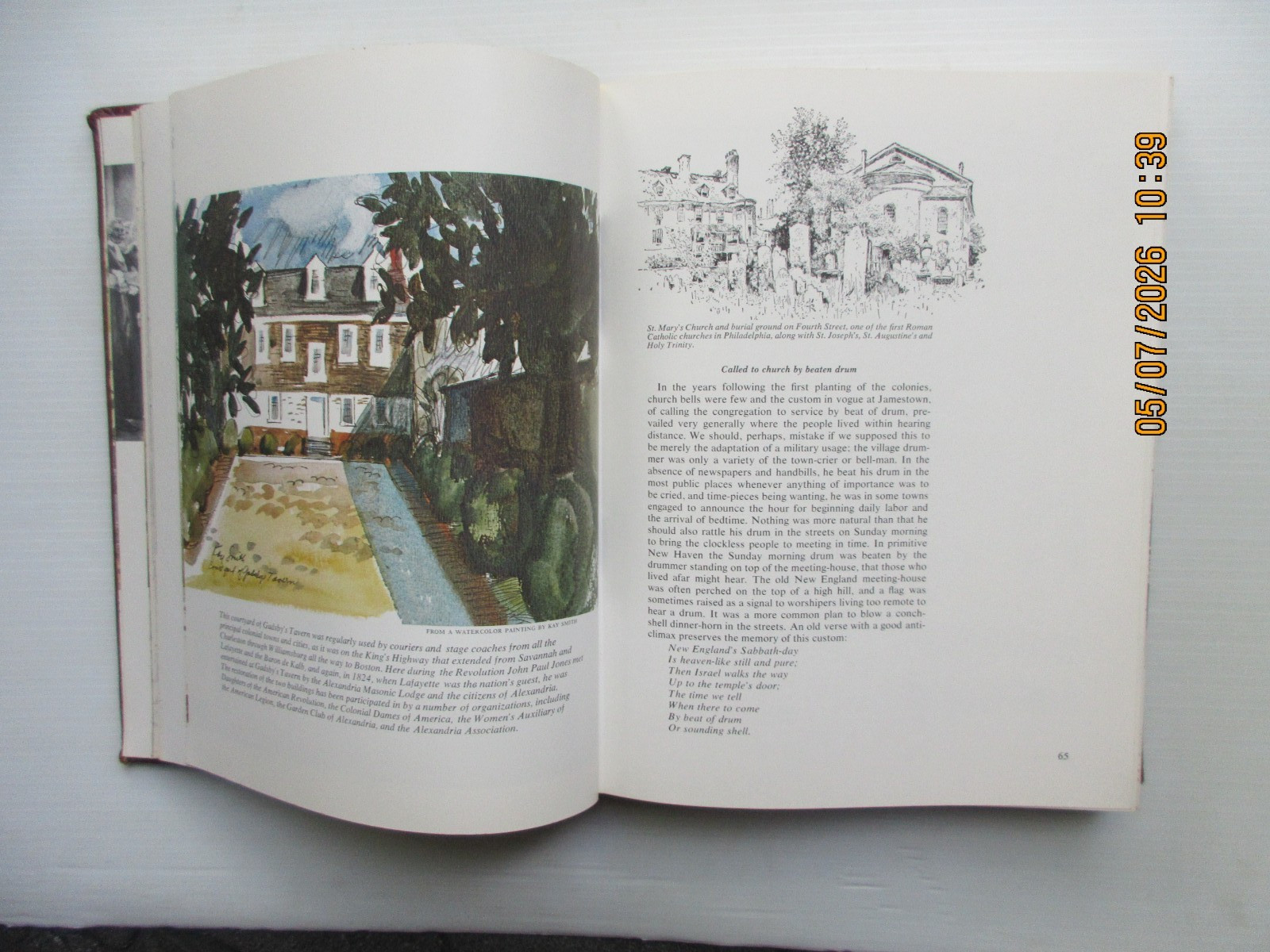 DAVID C. WHITNEY „THE COLONIAL SPIRIT OF 1776“ Hardcover 1974