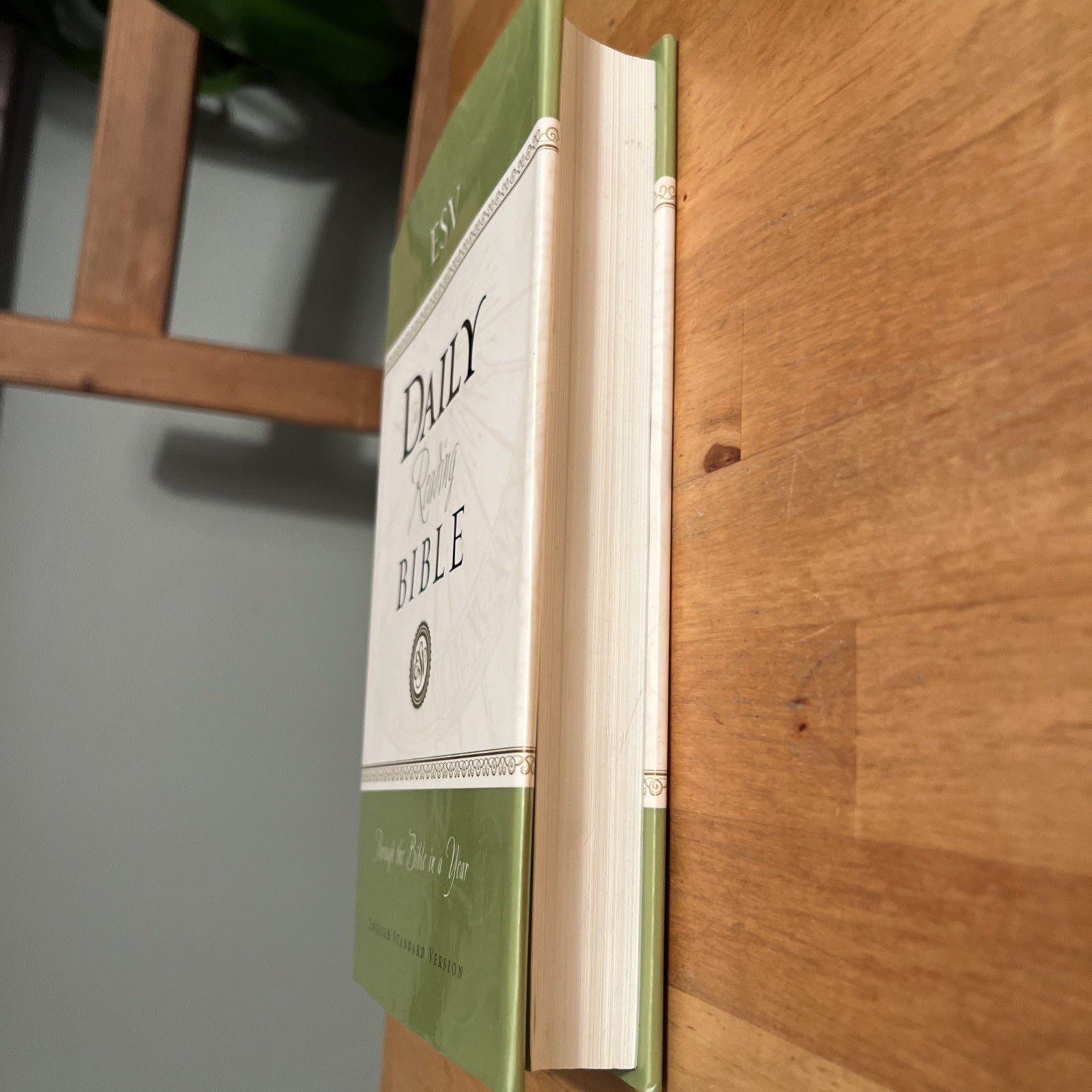 ESV Daily Reading Bible, Hardcover, Through The Bible In One Year – VERY GOOD