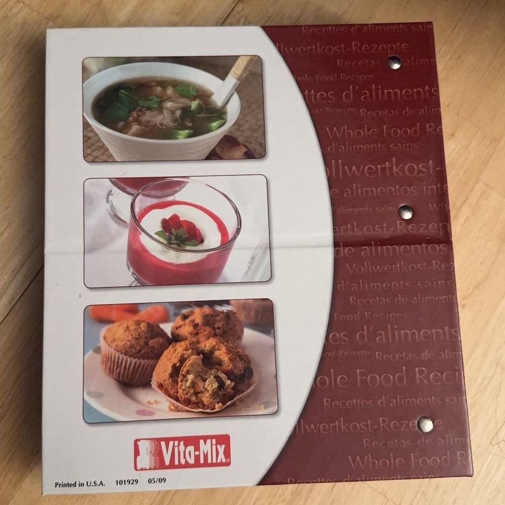 Vita-mix Whole Food Recipes 3-Ring Binder Cookbook