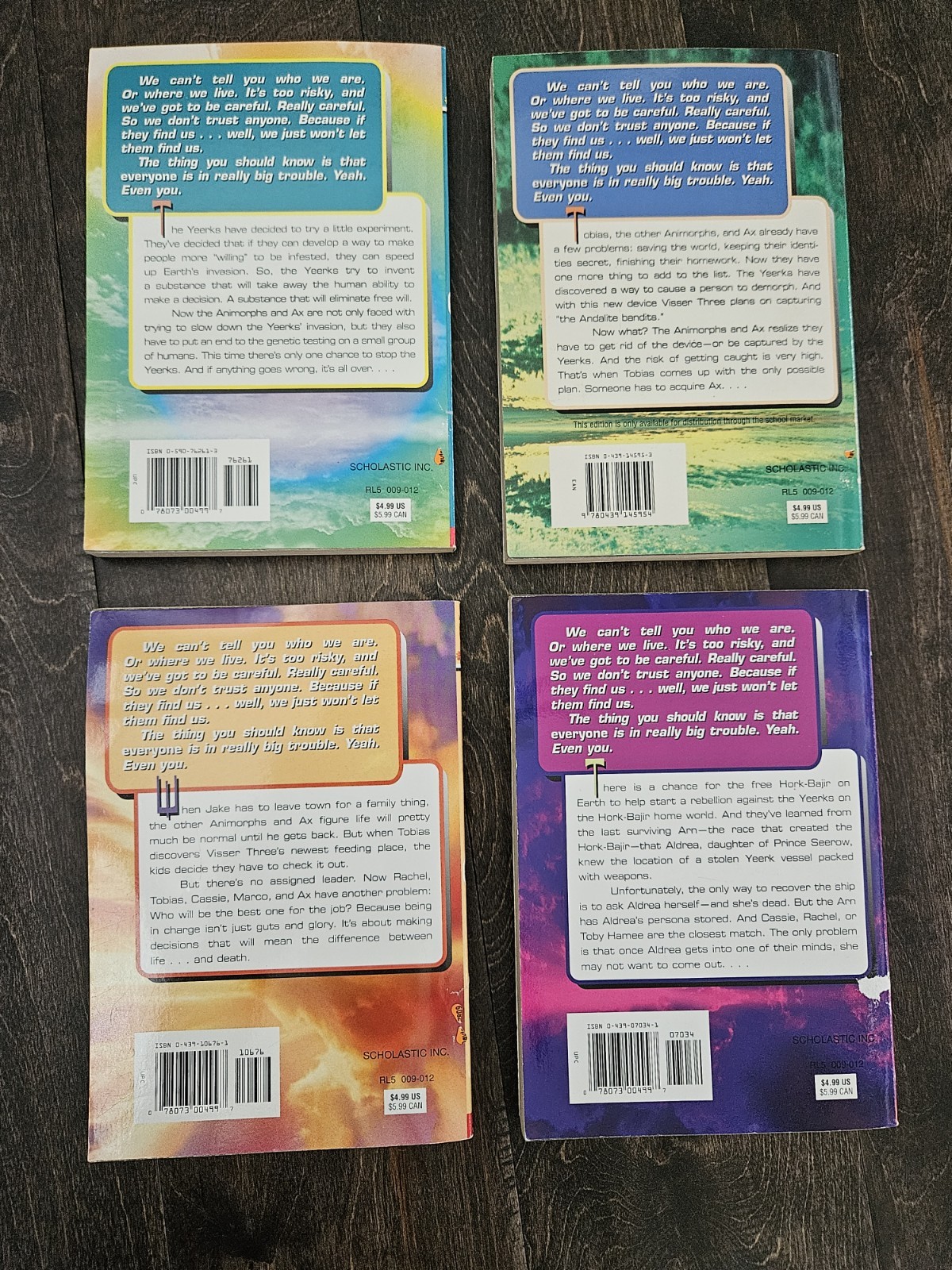 Lot Of 25 Animorphs Books- 1996-2001 See Photos For Titles