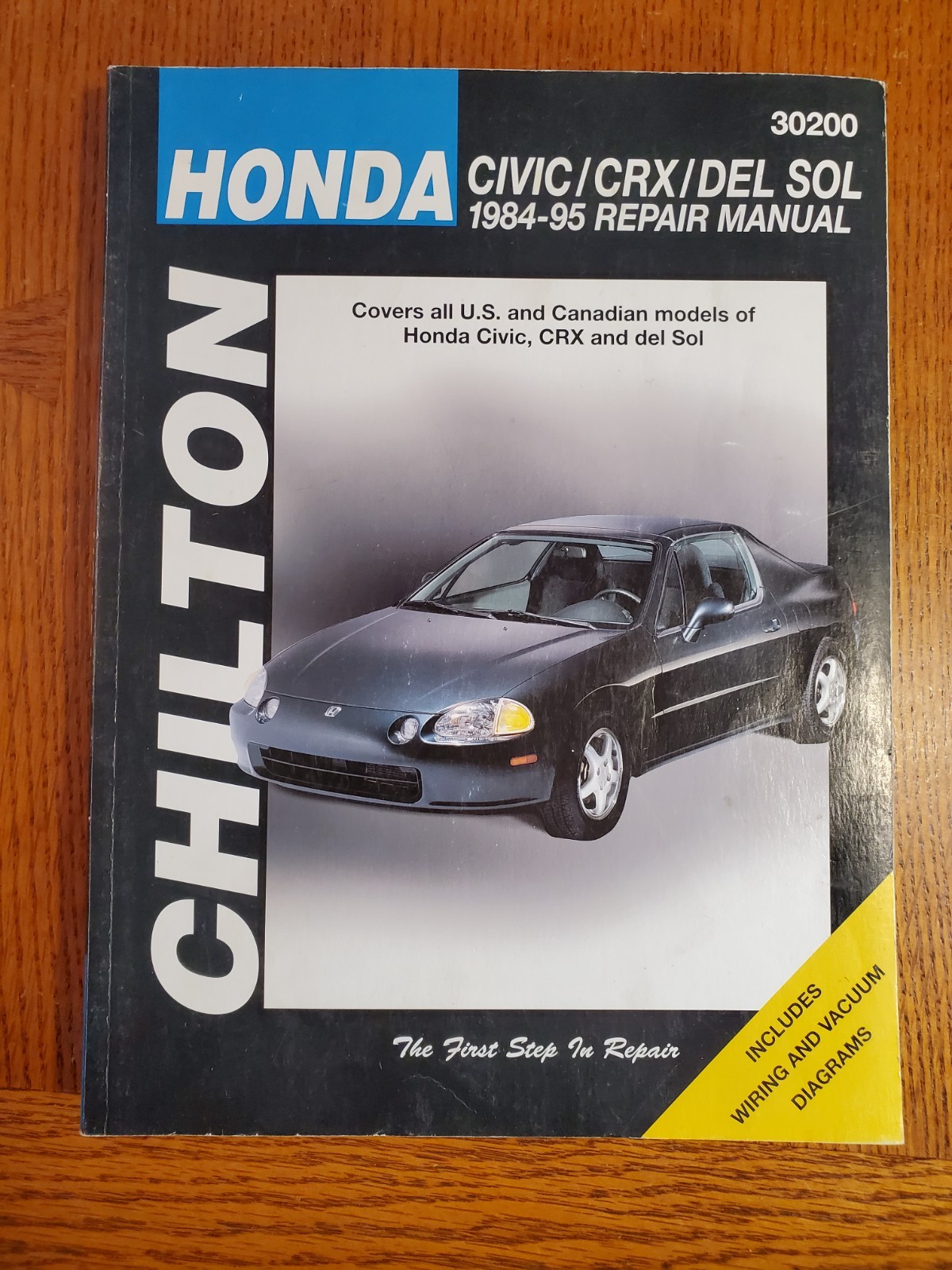 1984-1995 Honda Civic/CRX/Del Sol 1984-95 Repair Manual #30200 by Chilton