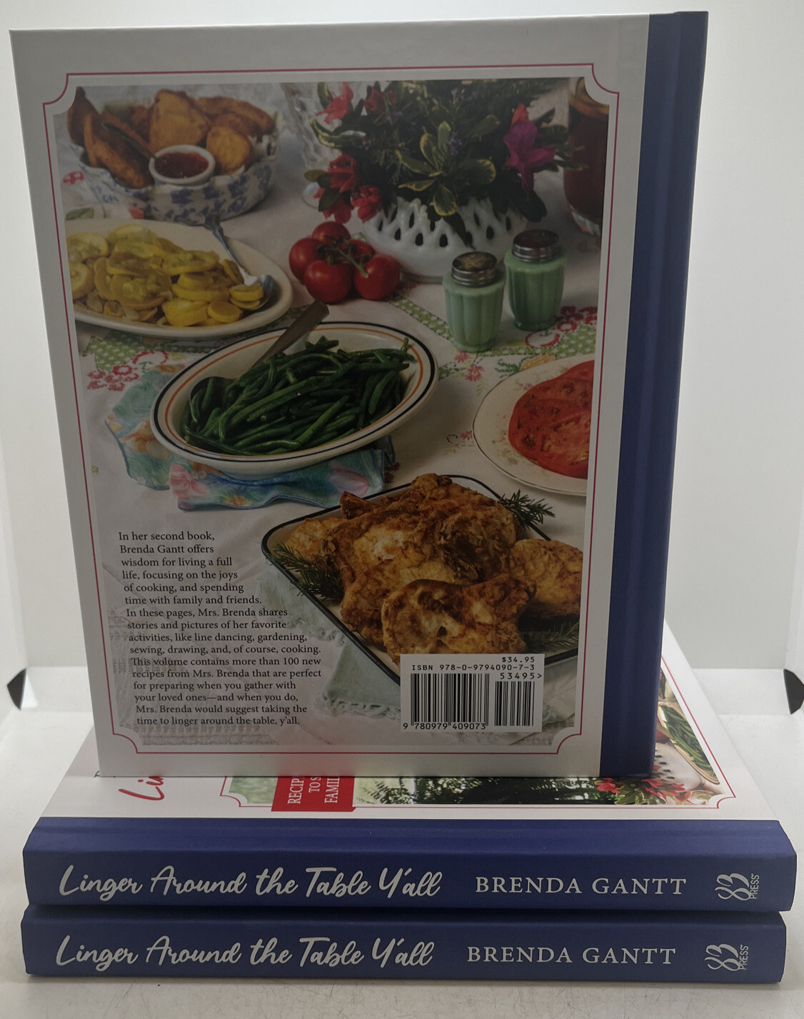 Brenda Gantt “Linger Around the Table Y’all” HARDCOVER NEW” In Box Never Opened