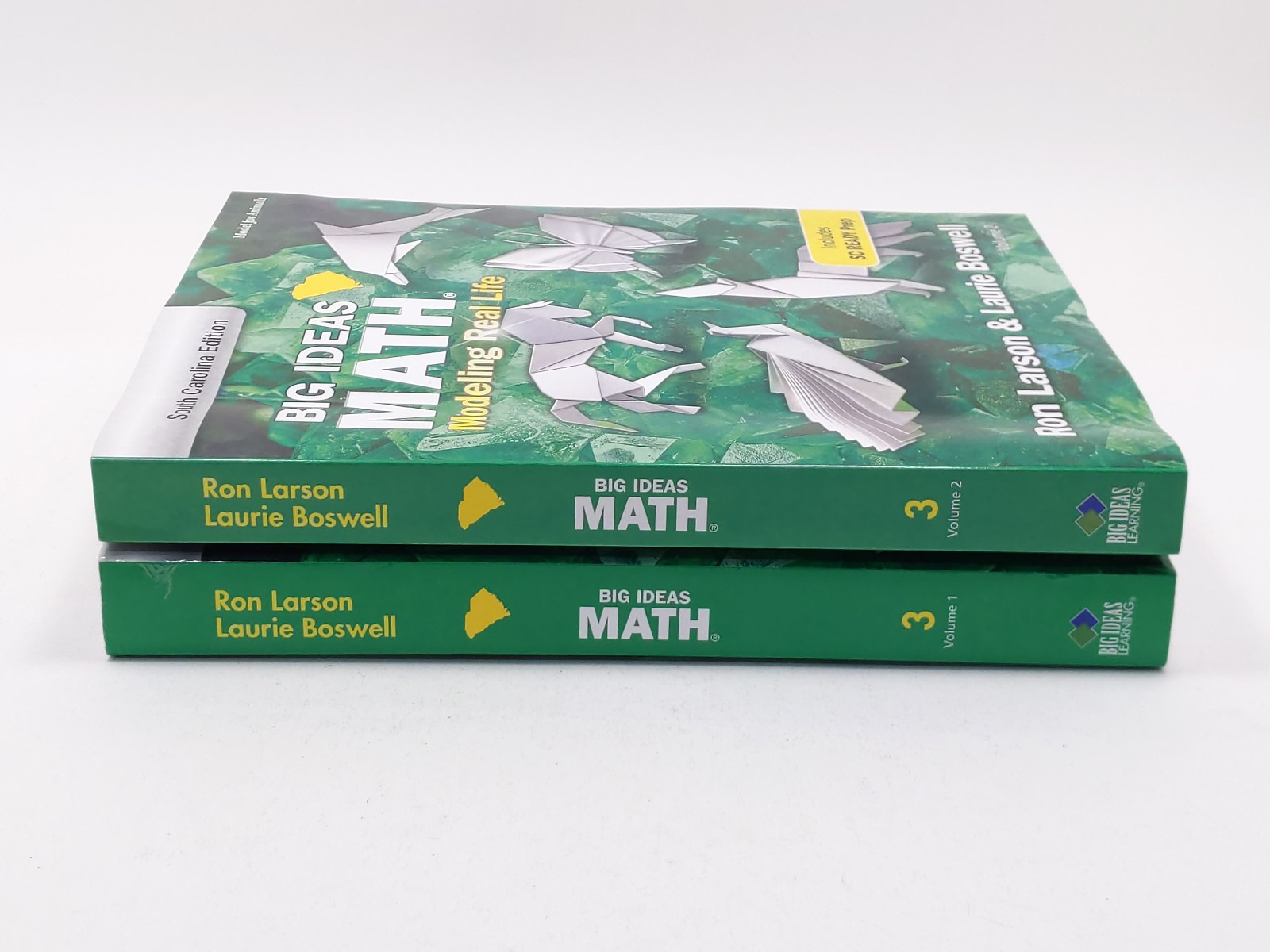 Big Ideas Math Modeling Real Life Grade 3 Volume 1 & 2 South Carolina Edition