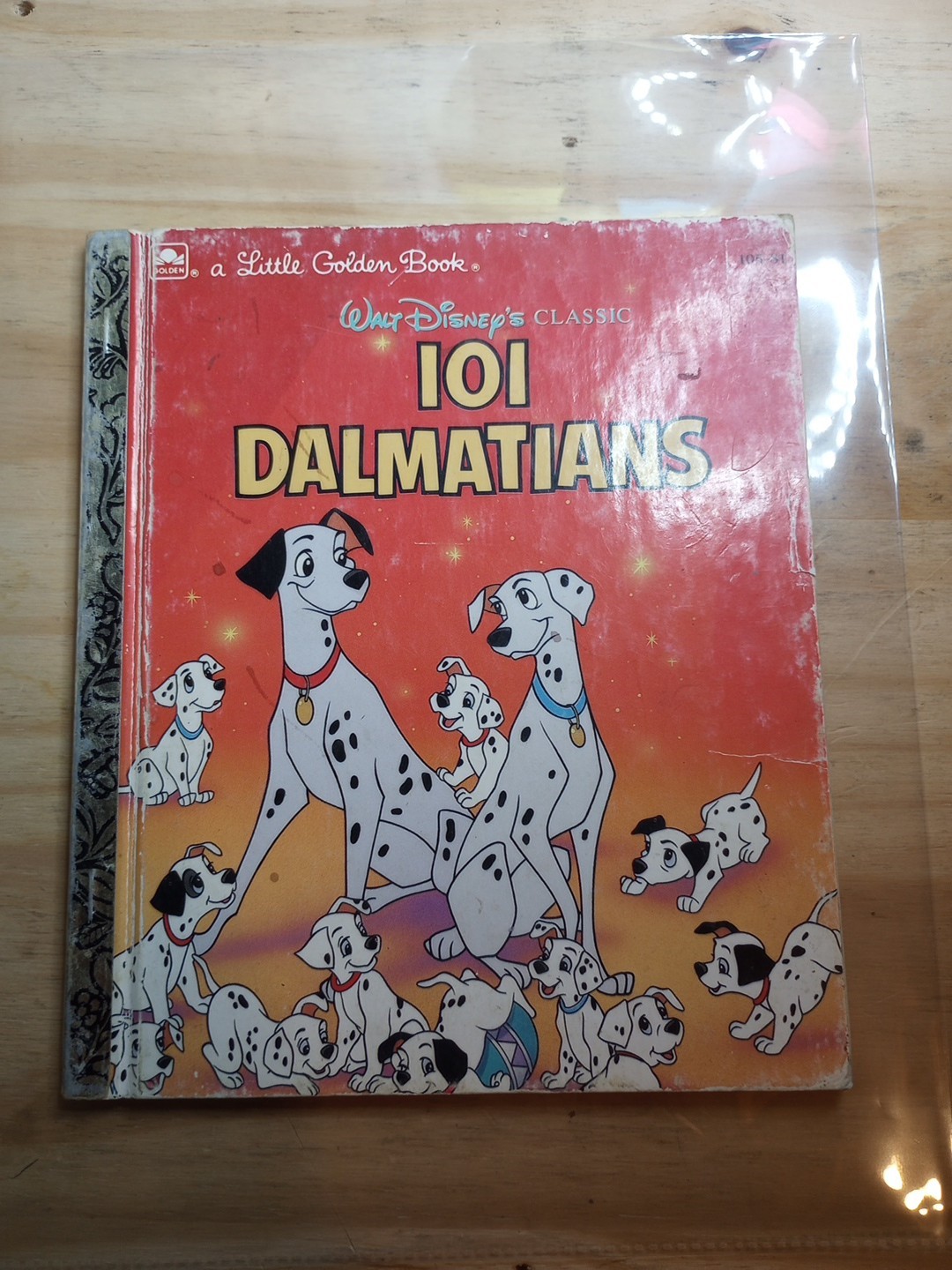 Vintage 101 Dalmations Walt Disney A Little Golden Book Card Collectable 🐕 USA