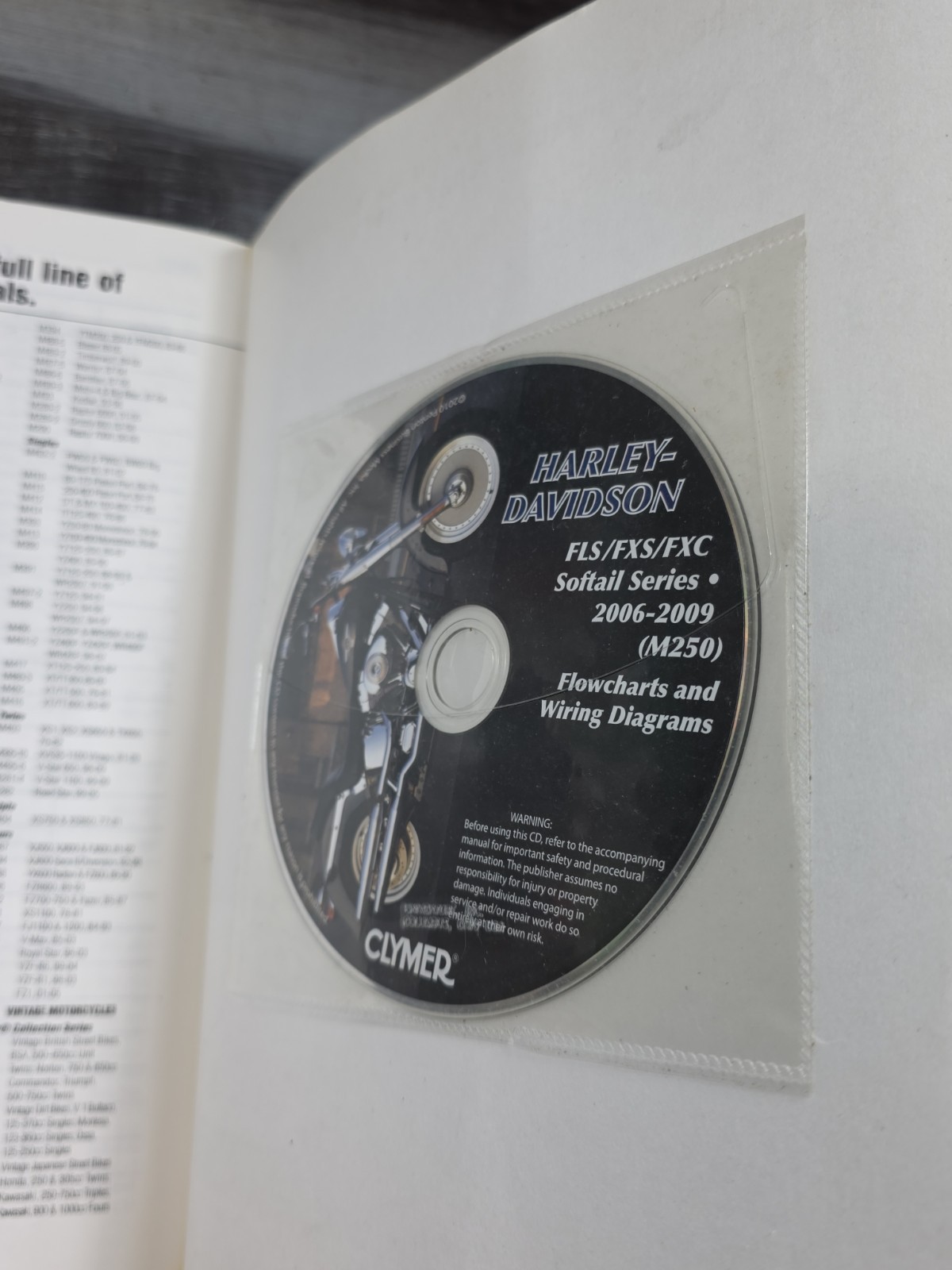 Clymer Service Repair Maintenance Manual M250 Harley Davidson FLS/FXS/FXC Softai