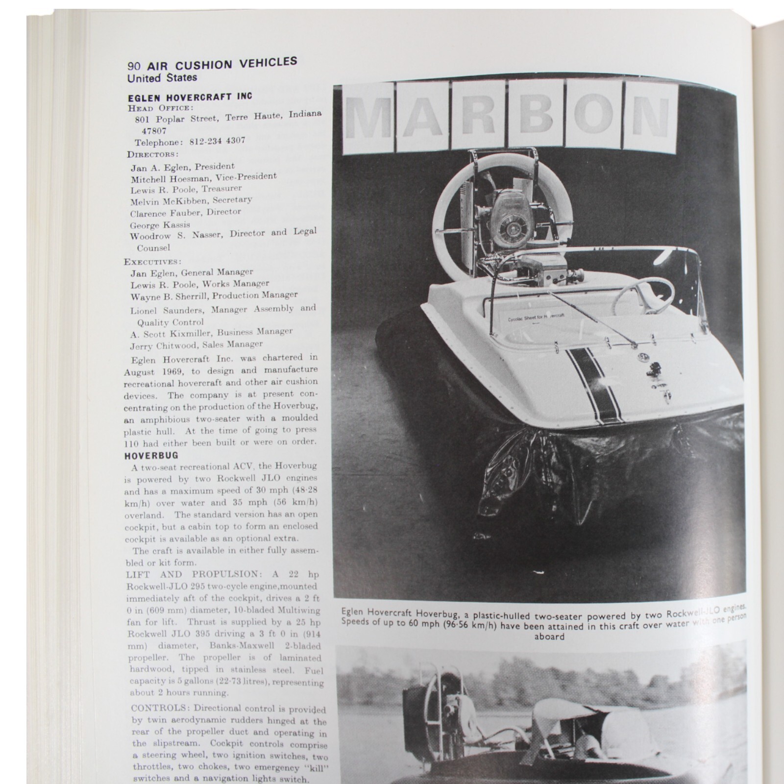 Hovercraft Hydrofoil Surface Skimmers JANES 1972-73 Military Recreational Craft