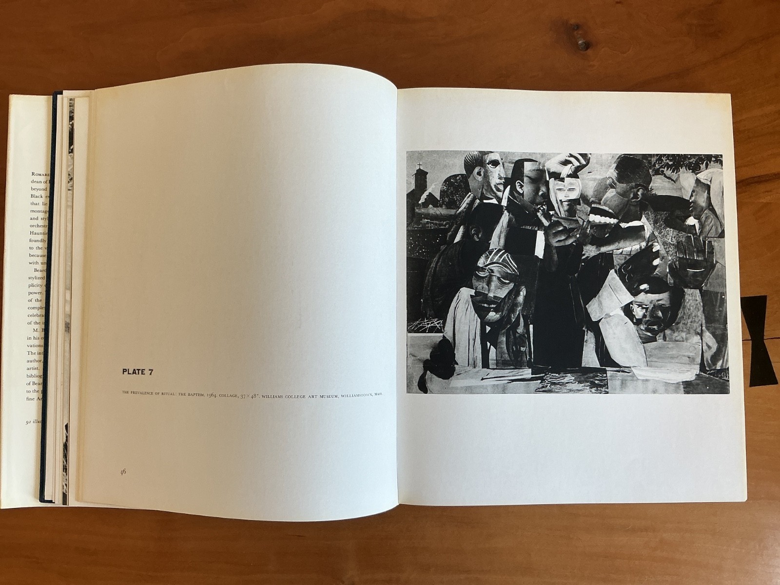 Art of Romare Bearden by M. Bunch Washington 1973 HC DJ Abrams