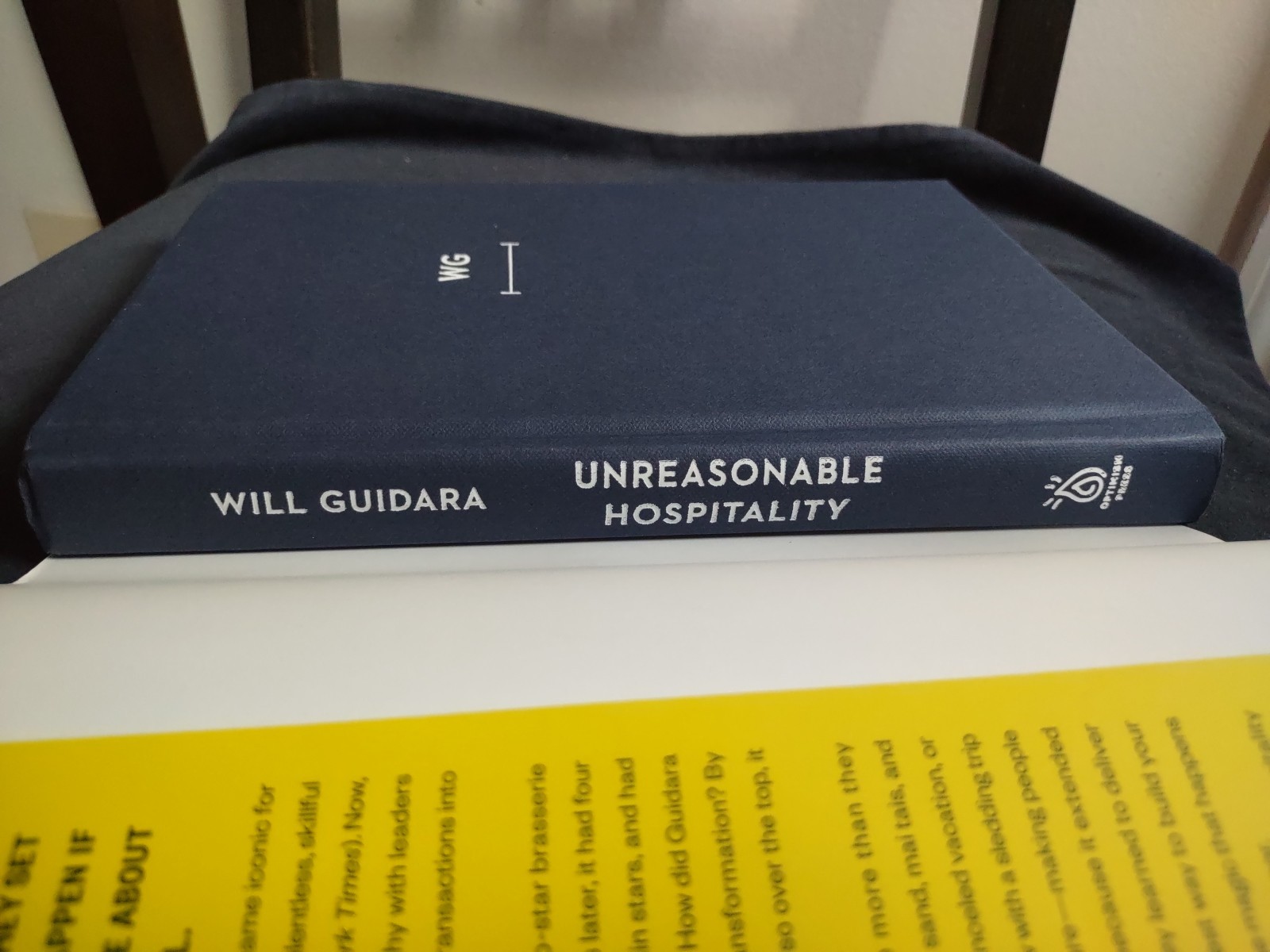 Unreasonable Hospitality Will Guidara Hardcover Book Management Business Service