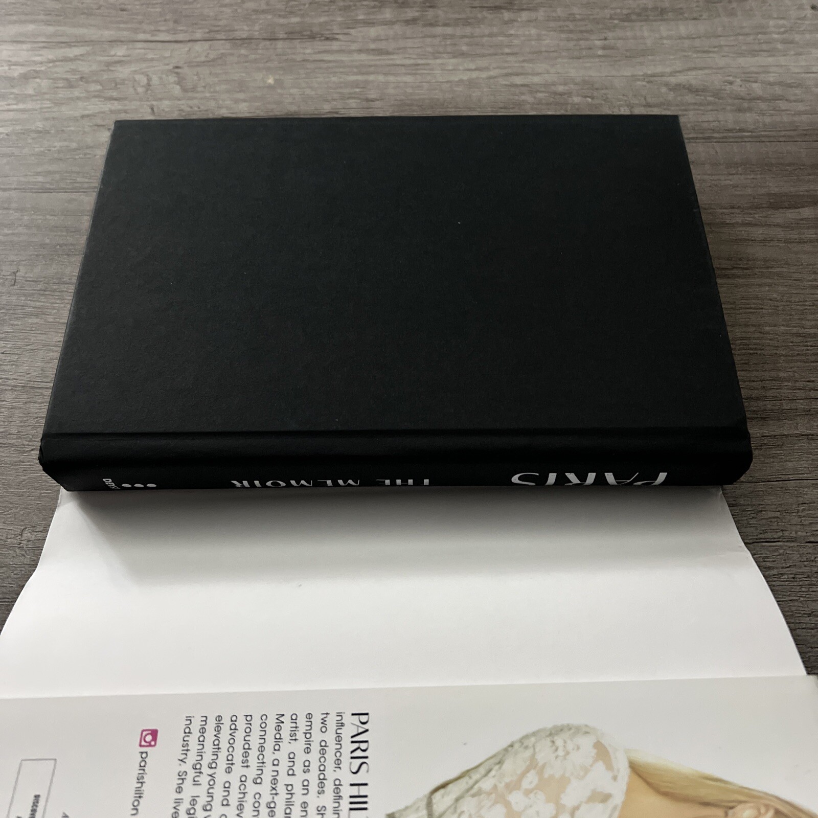 Paris The Memoir Hardcover by Paris Hilton 2023 1st Edition Dey
