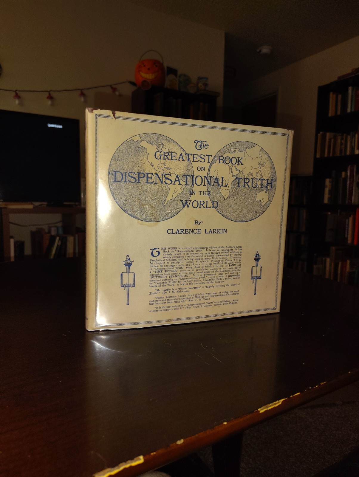 The Greatest Book on Dispensational Truth in the World By Clarence Larkin c.1920