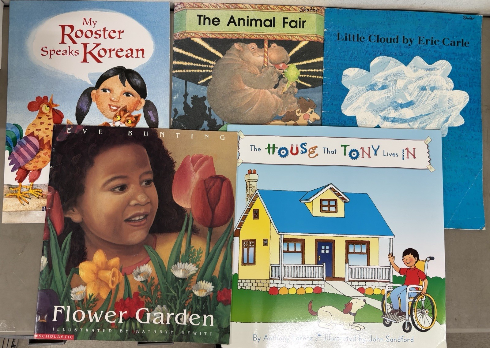Lot of 20 Large Oversize Easel Big Picture Books Teacher School Story Time Lot#4