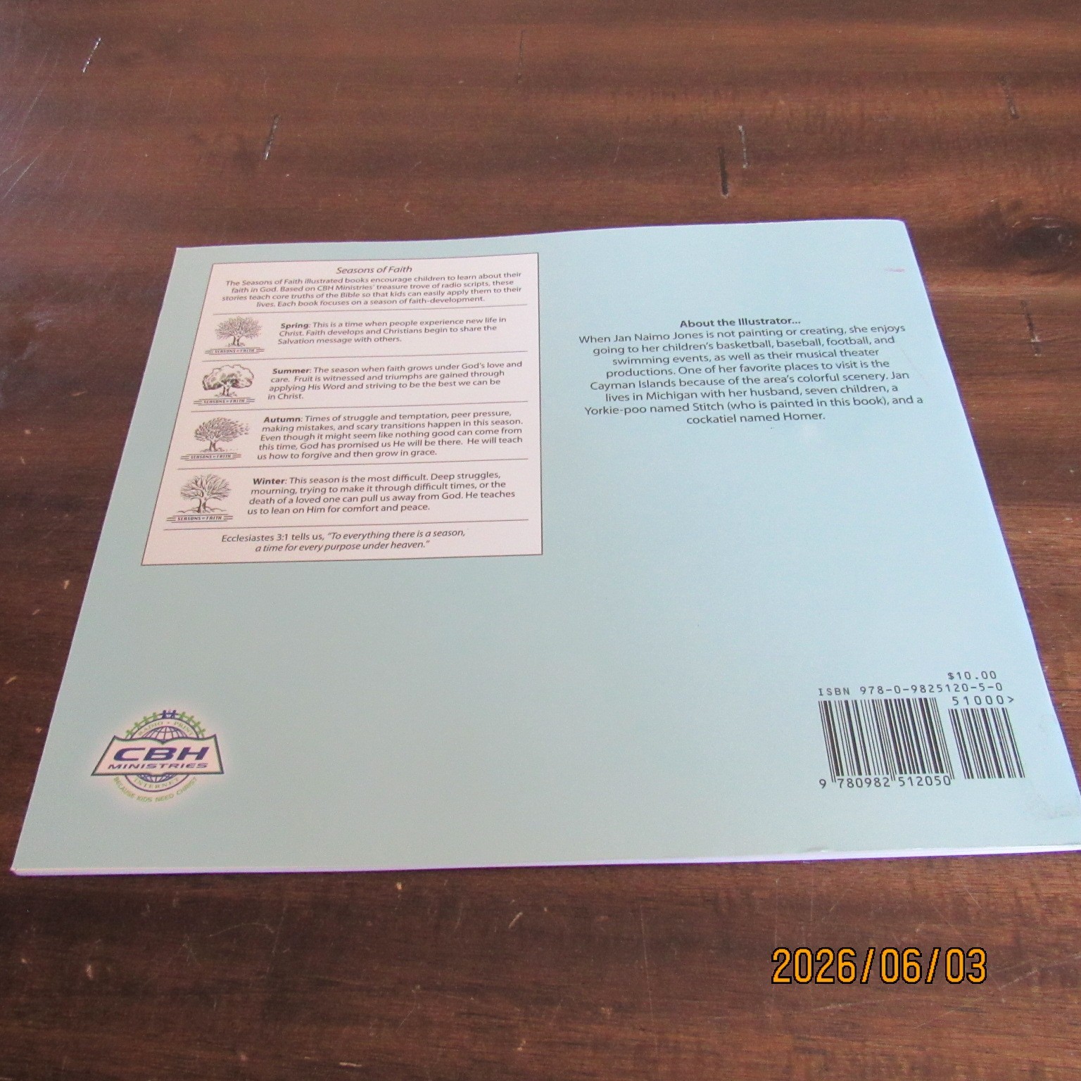 Lot 7-Seasons of Faith-CBH Ministries-Children’s Bible Hour PB Books-CDs-2010’s