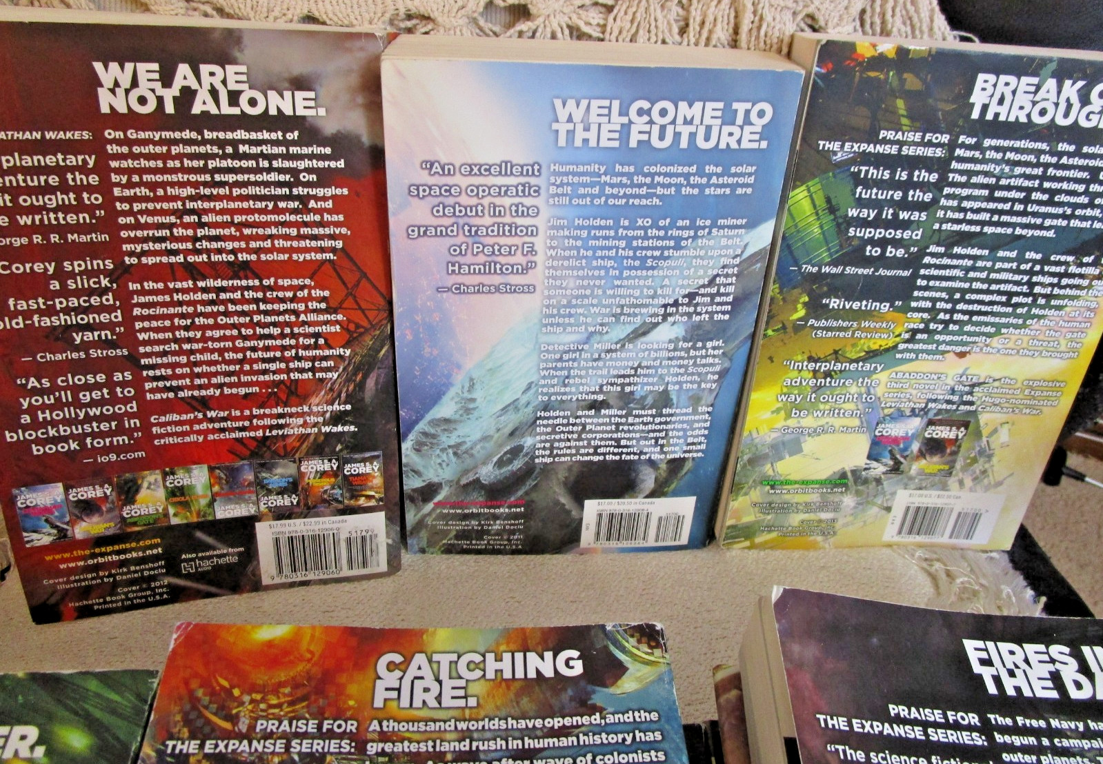 James S.A. Corey – Complete Expanse Series Set 1-9