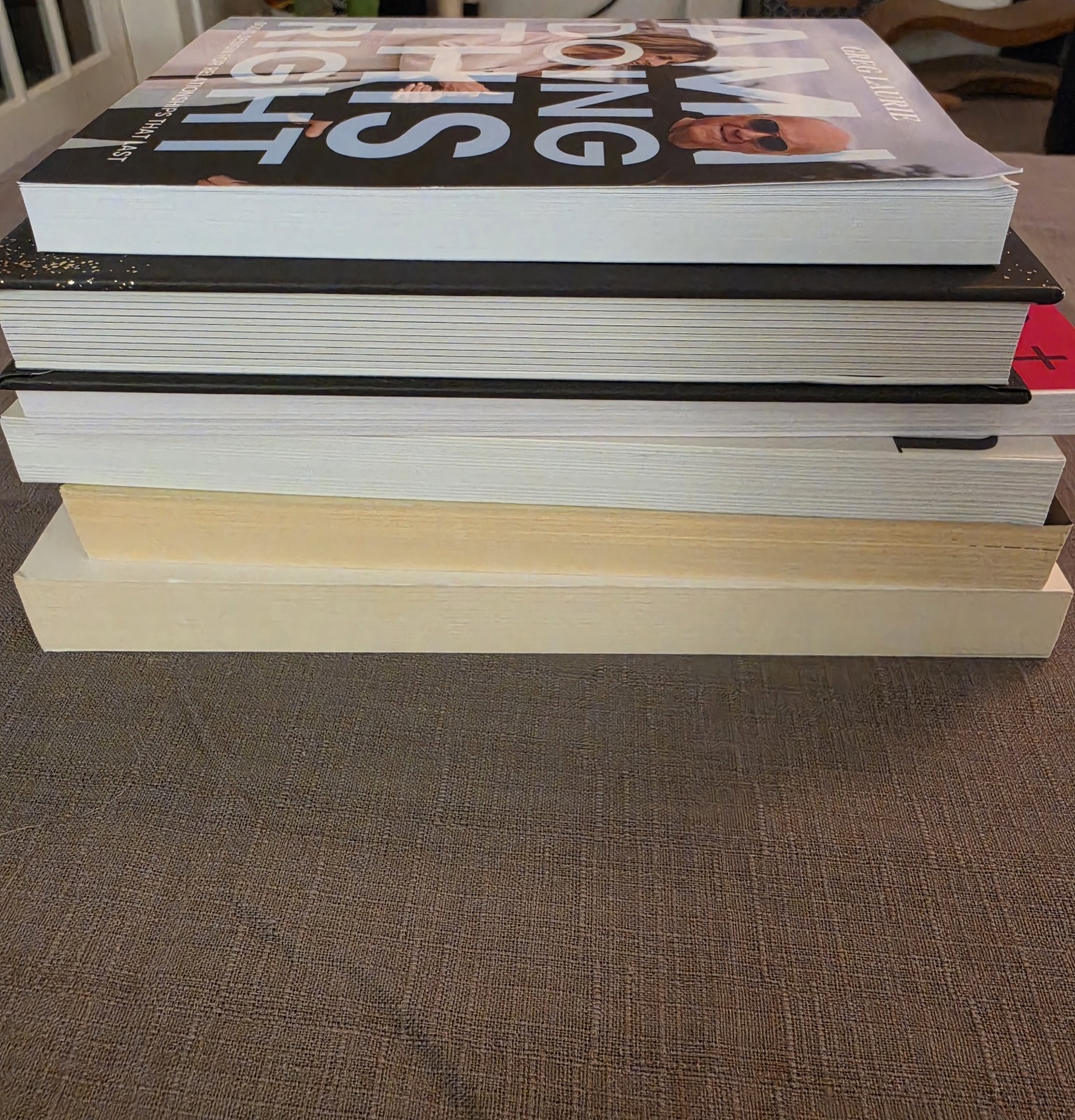 Lot Of 6 Christian Nonfiction Books Including Louie Giglio and David Platt