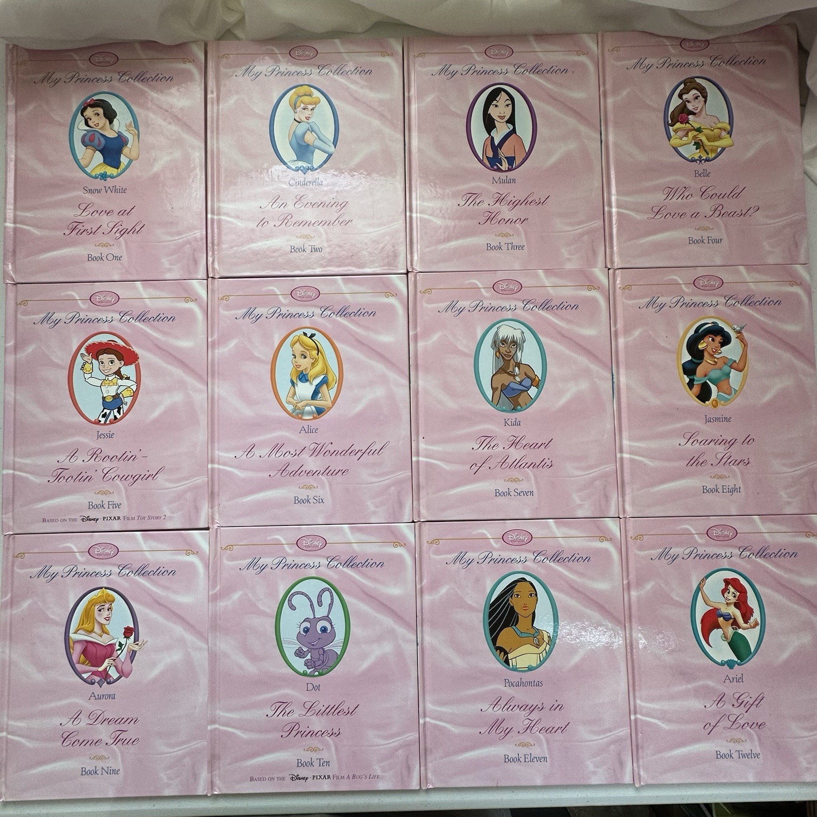 Lot of 14 Disney Princess Storytime Picture Books & Poems Hardcover Bundle