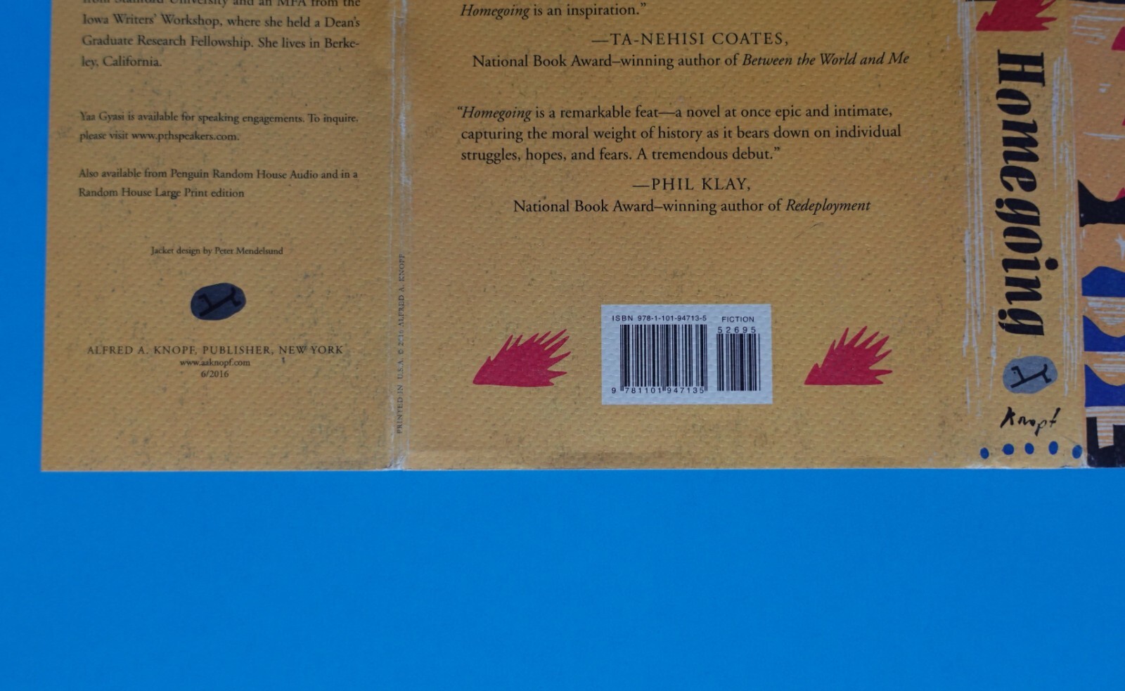 HOMEGOING BY YAA GYASI, SIGNED
