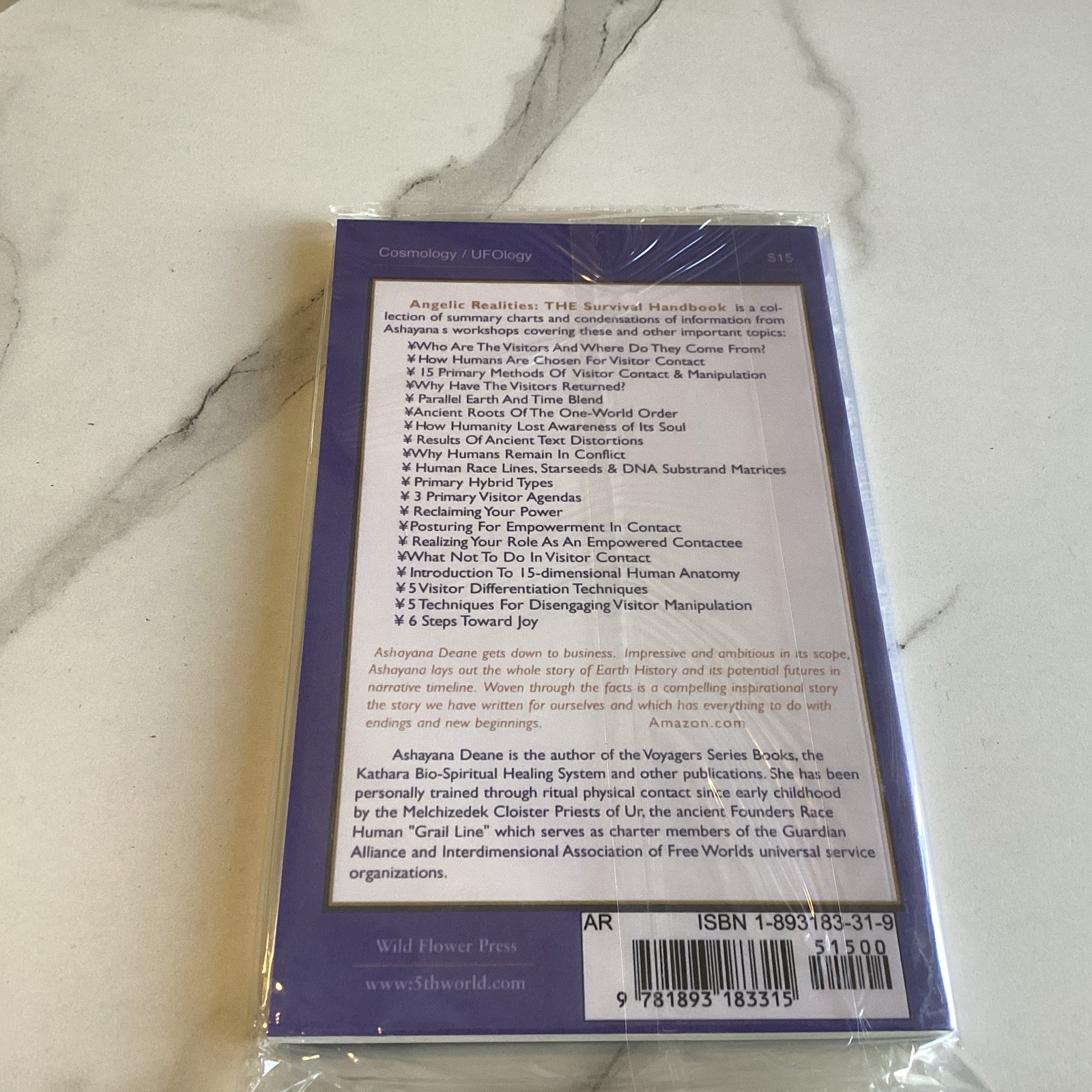 Angelic Realities The Survival Handbook By Ashayana Deane Ekr MC New Reprint