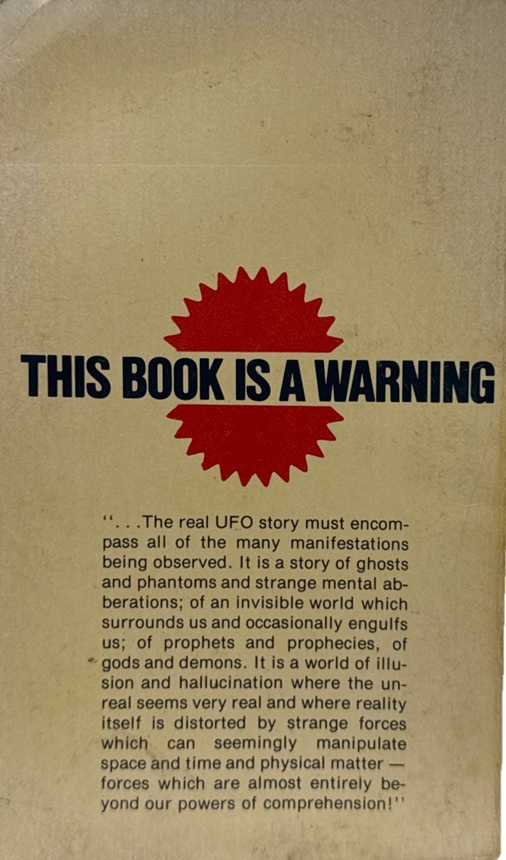 Why UFOs: Operation Trojan Horse by John A. Keel – Vintage 1976 Manor Paperback