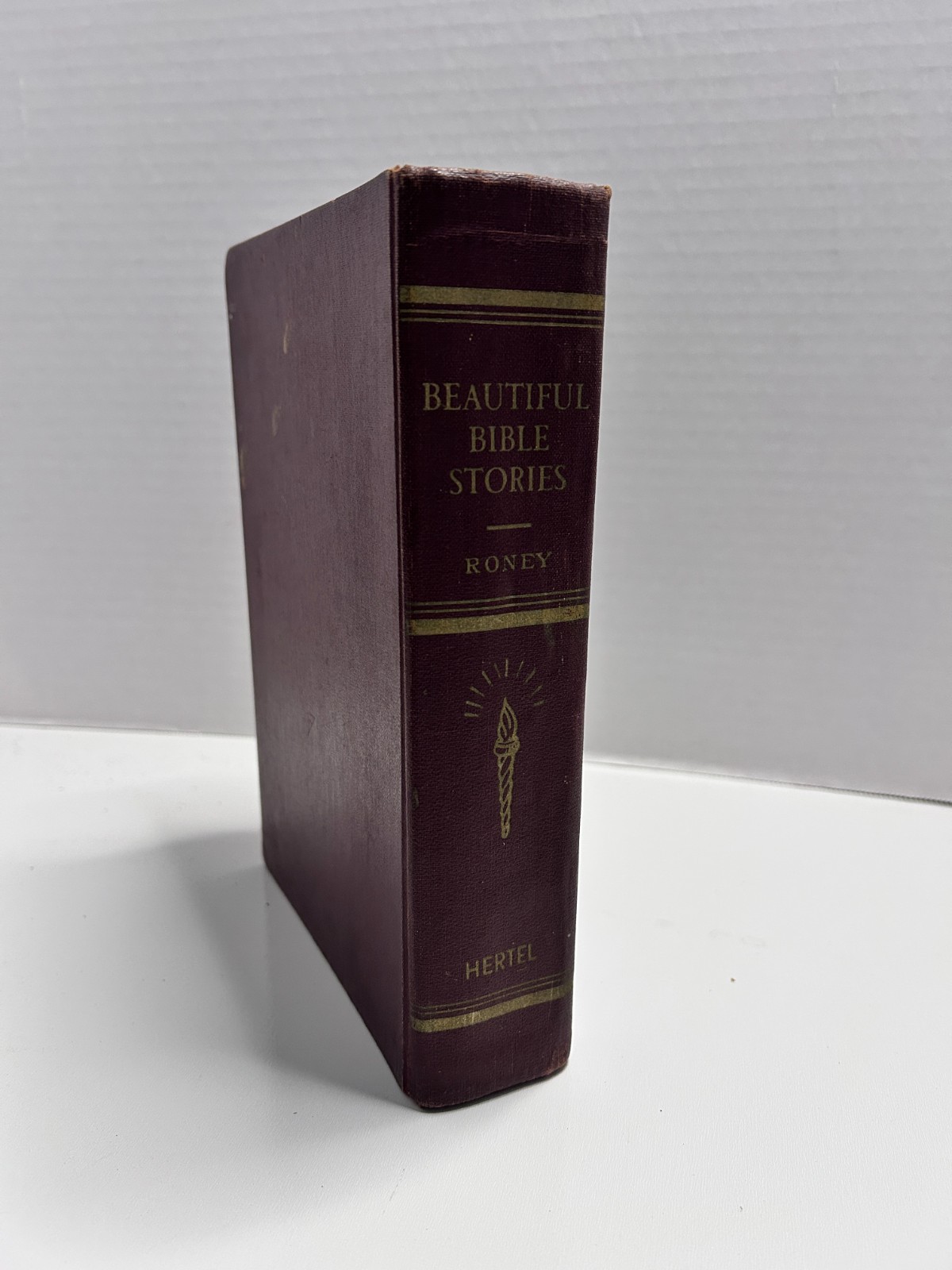 Beautiful Bible Stories Hardcover Illustrated By Charles Roney 1948 Vintage Book