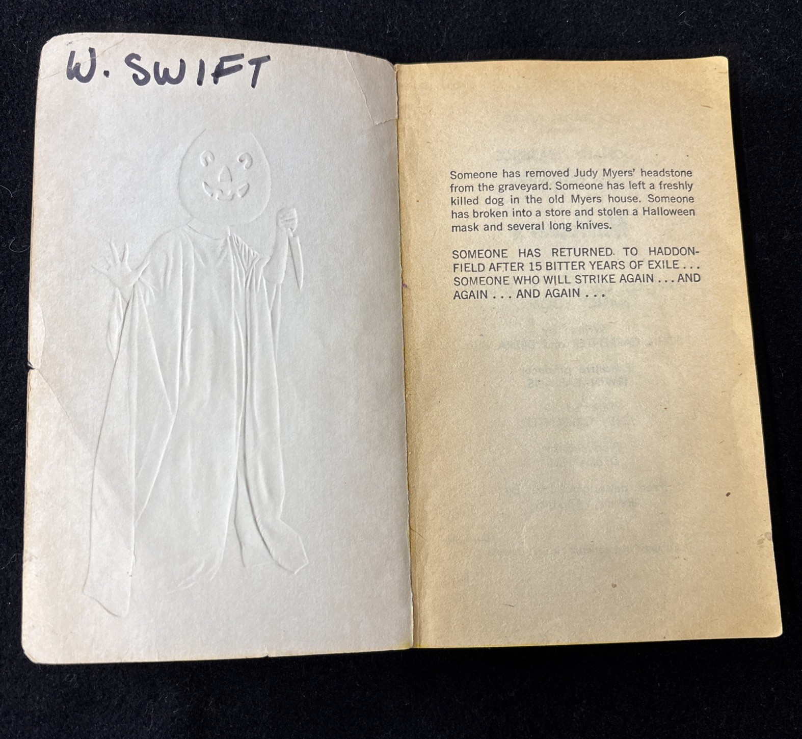 Halloween 1979 1st Edition 1st Printing Curtis Richards Bantam Paperback Rare