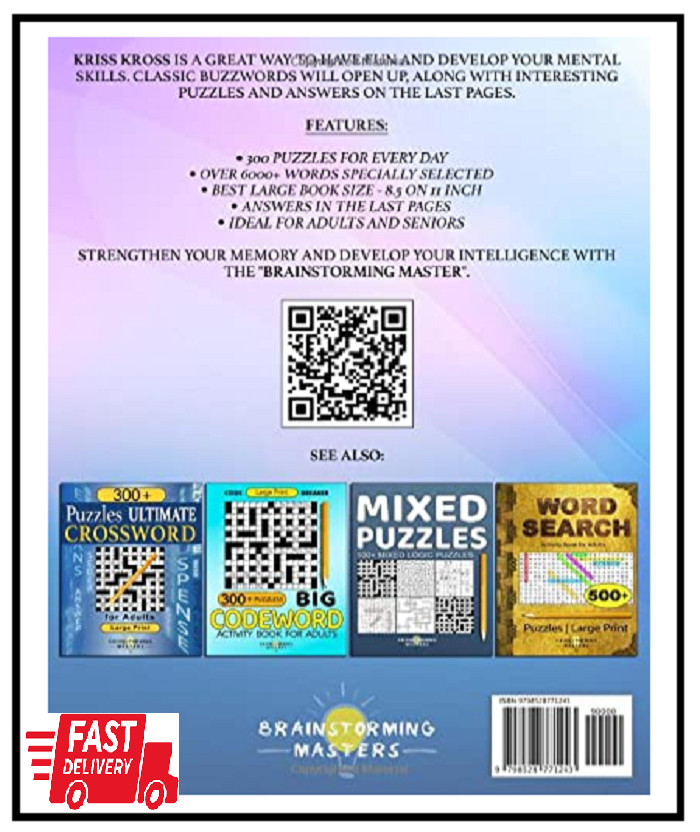 Big Kriss Kross: 300 Puzzles for Adults ( Criss Cross ) (Puzzle books)