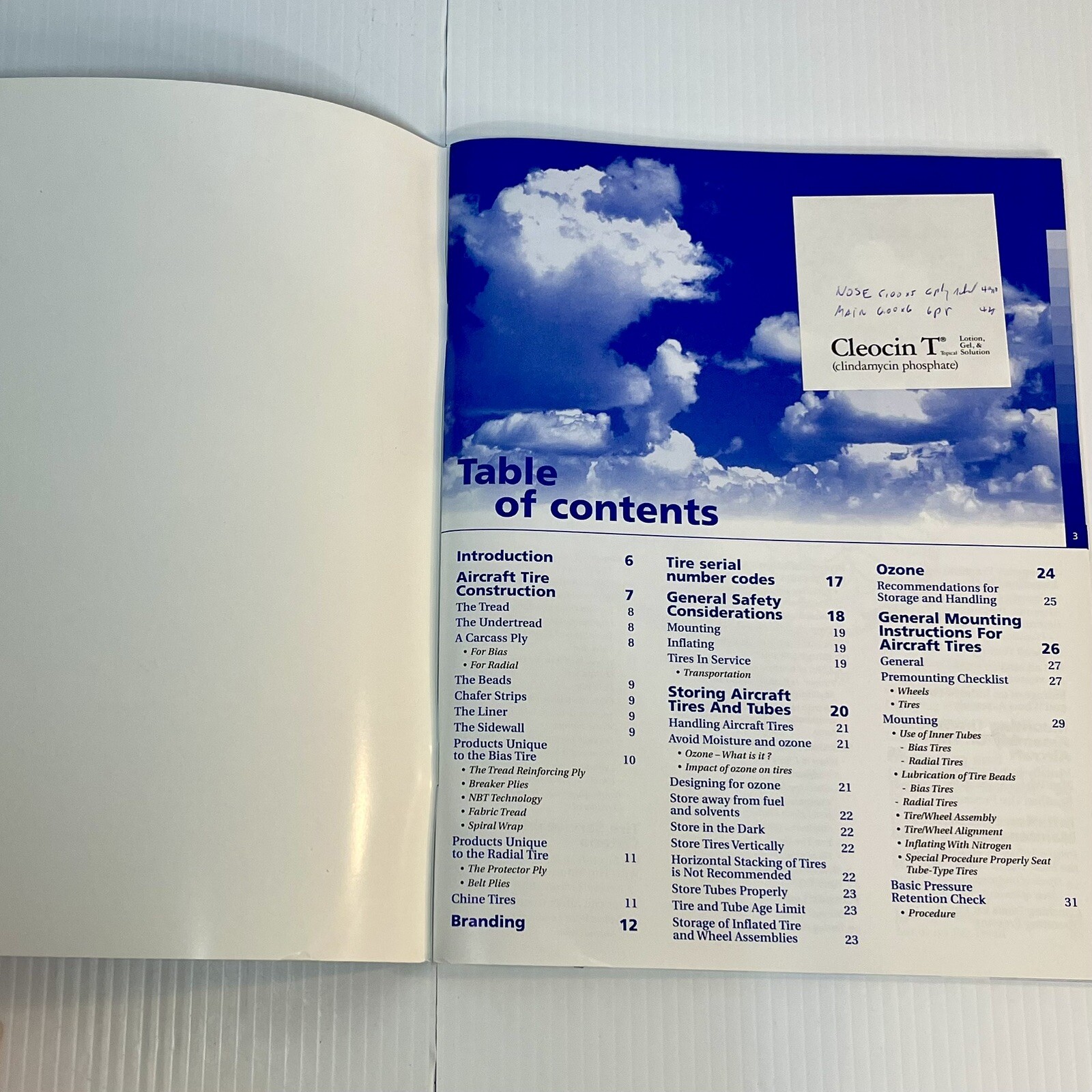 Michelin Aircraft Tire Care & Service Manual Book Rare 88 pages