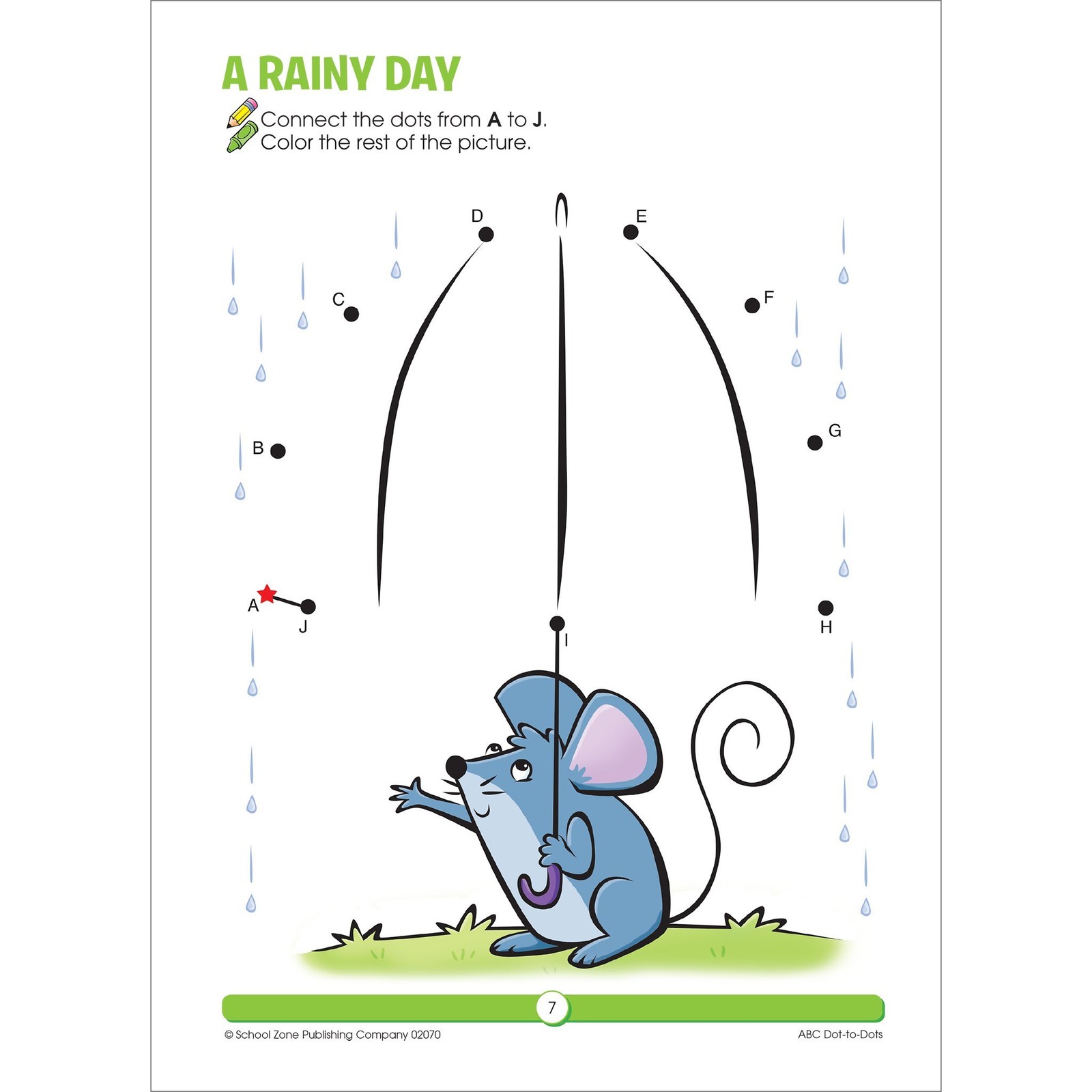 School Zone ABC Dot-to-Dots Workbook: 32 Pages, Preschool, Kindergarten,…