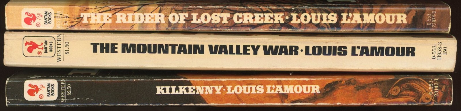 Kilkenny Western Adventure Classic Lot of 3 Paperback by Louis Lamour