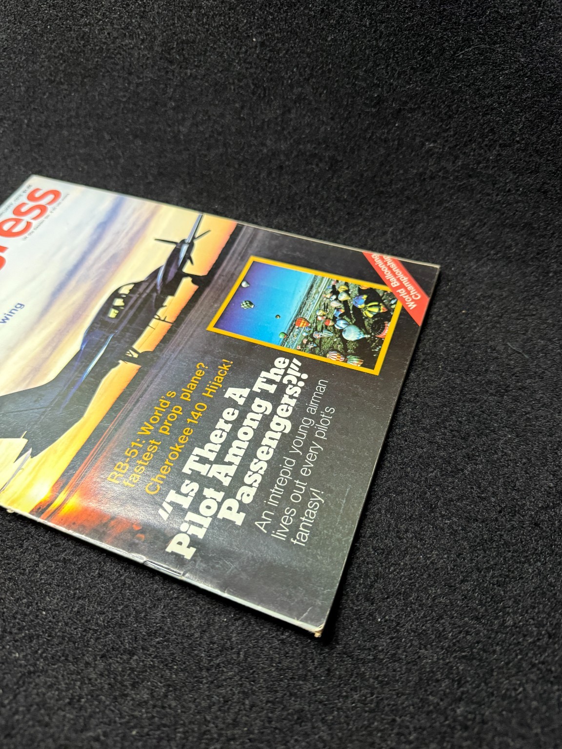 Air Progress 1976 Aviation Magazine Aircraft Cherokee 140 Hijack BFR Training