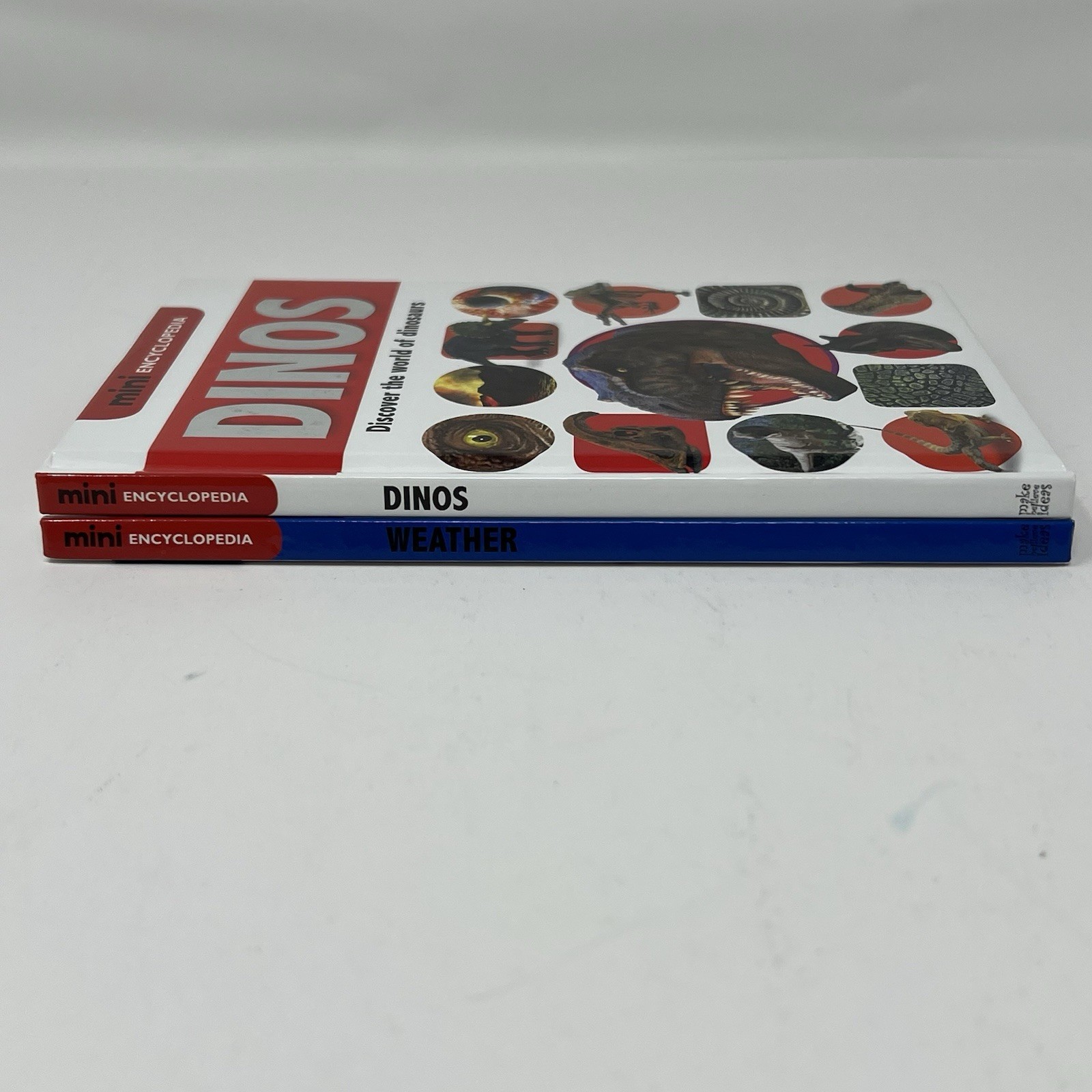 Children’s Mini Encyclopedia Lot of 2 Weather Dino’s New
