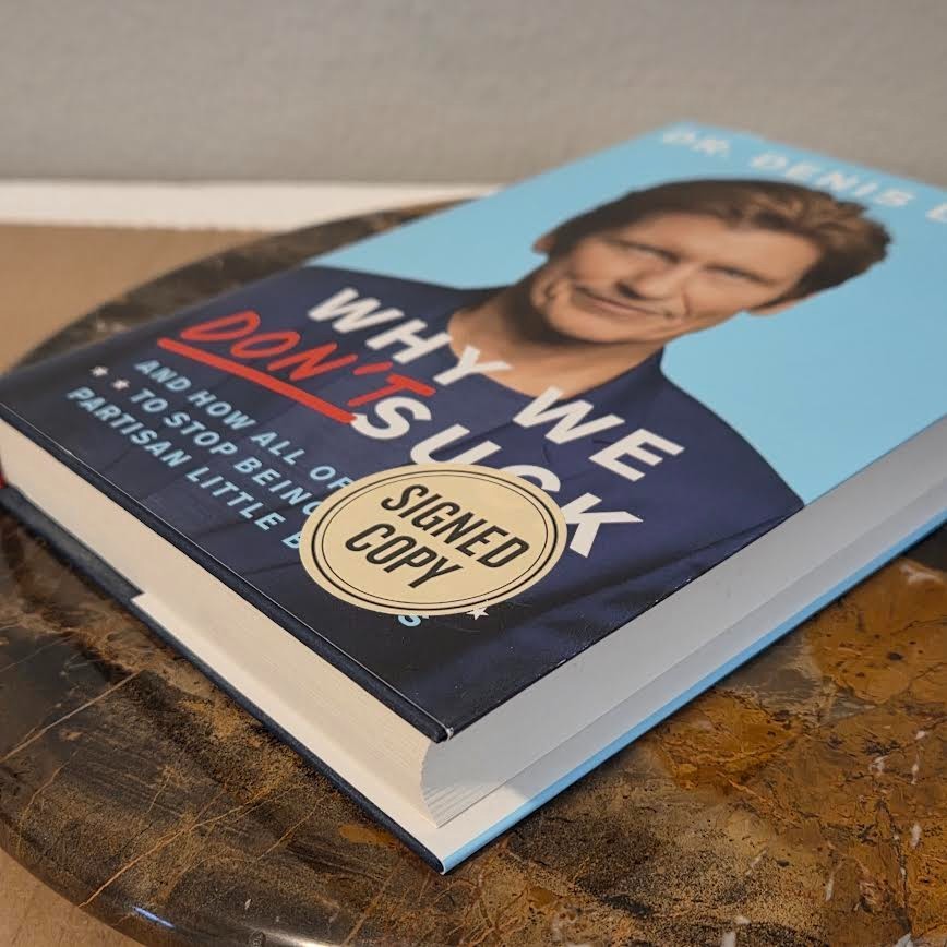 DENIS LEARY Why We Don’t Suck SIGNED AUTOGRAPH 2017 HC FIRST EDITION VGC