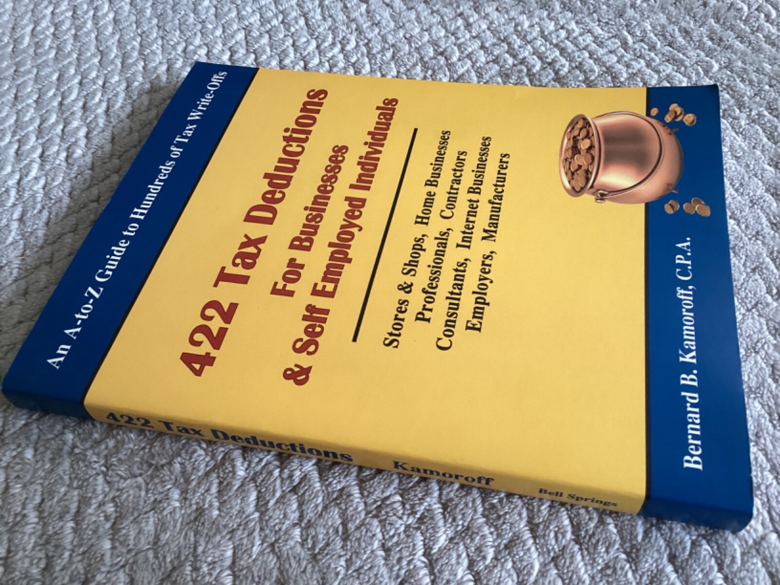 422 Tax Deductions for Businesses and Self-Employed (2008, Trade Paperback)