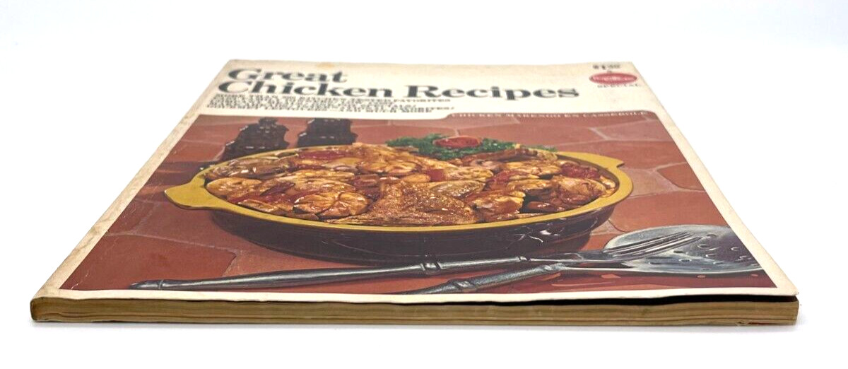 Family Circle Great Chicken Recipes Cookbook Vintage 1969-168 pages. See Video