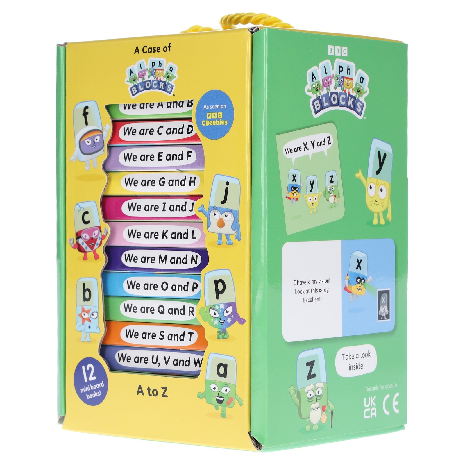 A Case of Alphablocks 12 Mini Books Box Set – Ages 0-5 – Board Book