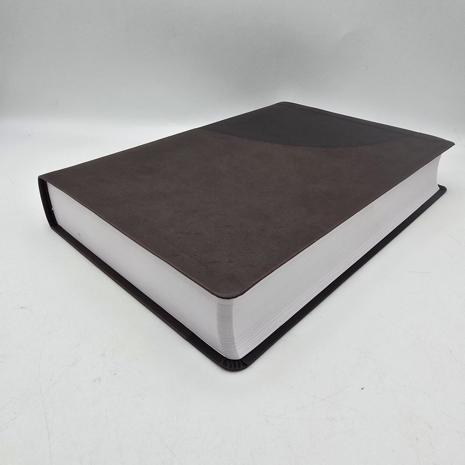 NIV Reference Bible Super Giant Print Zondervan Chocolate LeatherSoft EUC
