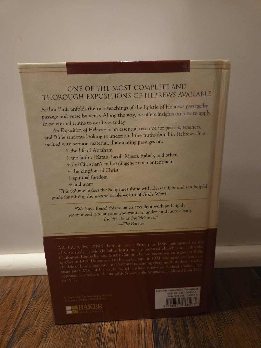 An Exposition of Hebrews 2004 HC Arthur W. Pink, Good Condition