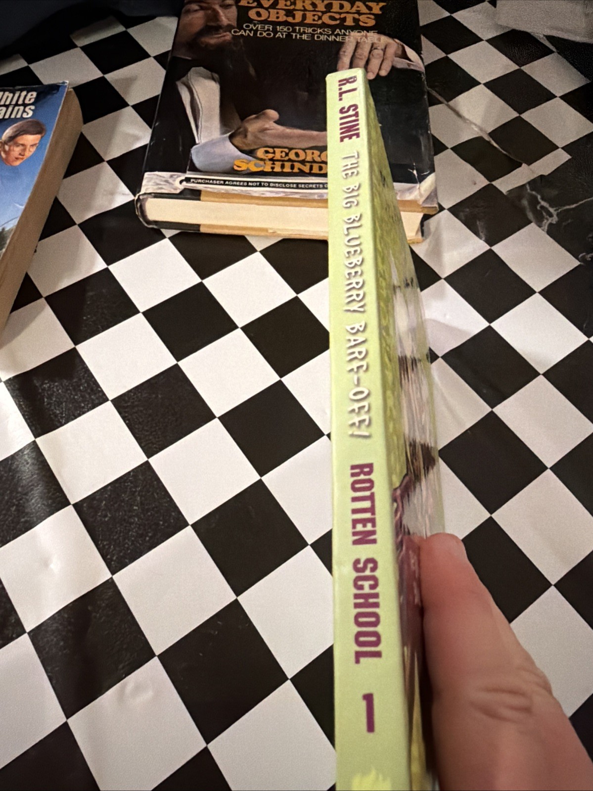 Big Blueberry Barf-Off! 1st Rotten School #1 Hardcover R.L. Stine Goosebumps