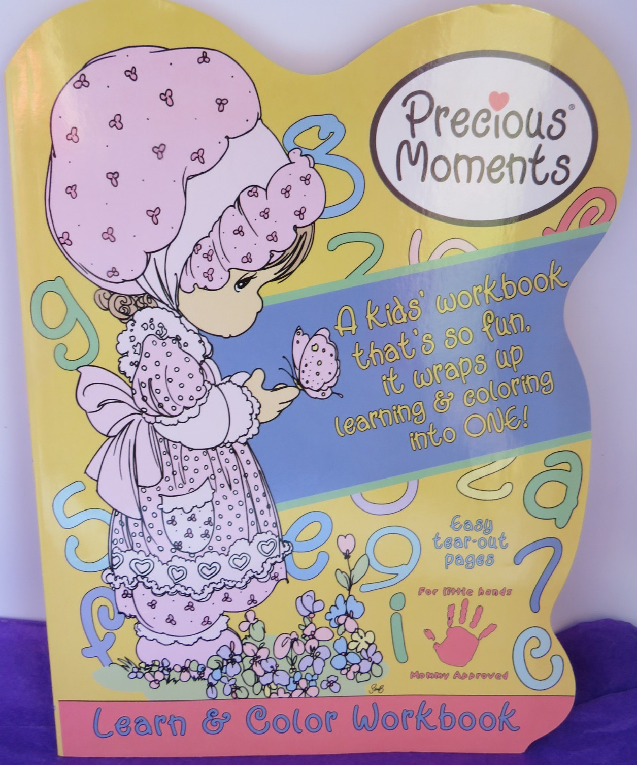 Precious Moments Learn and Coloring Book Workbook 2004 Complete, new, blank