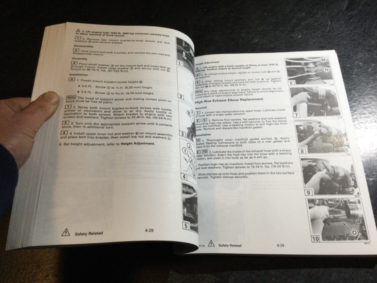 1994 Volvo Penta MD 3.0L, 4.3L, 5.0L, 5.7L, 5.8L 7.4L 8.2L Shop Manual 4,6,8 cyl